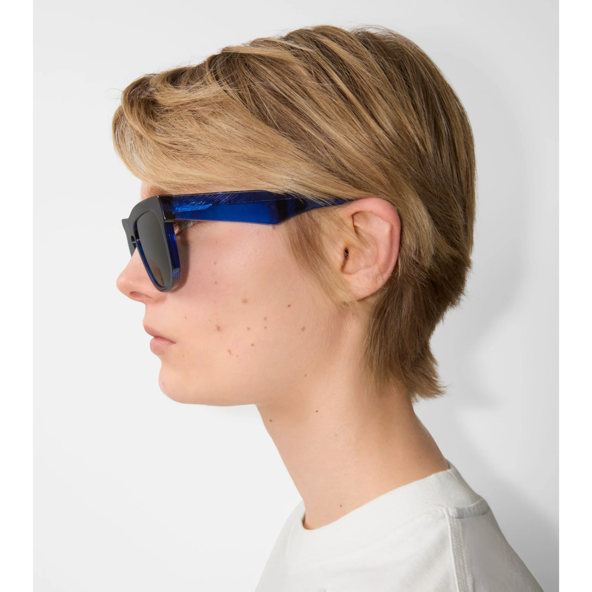 Arch Facet Sunglasses - Navy Blue IP Check - Image 3