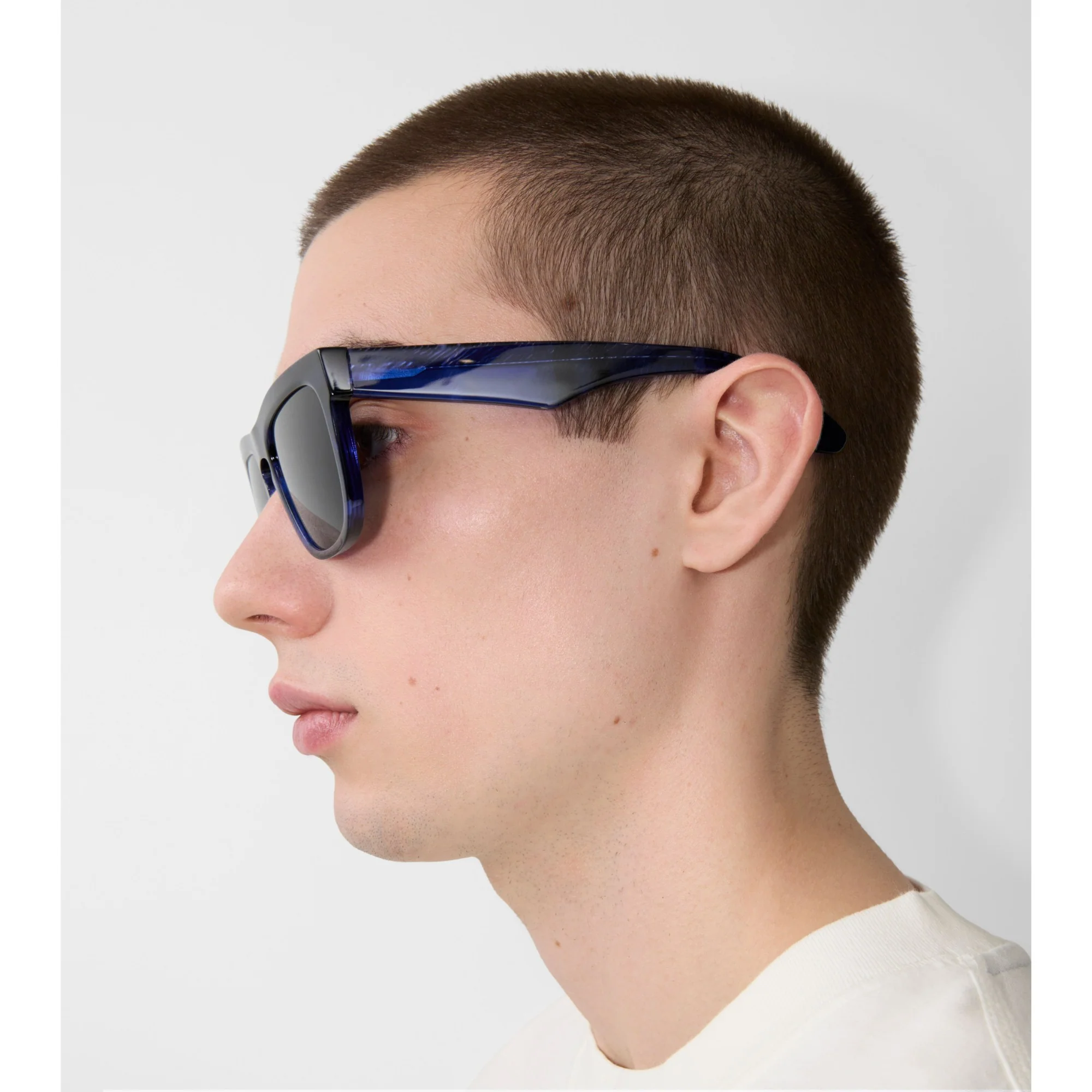 Arch Facet Sunglasses - Navy Blue IP Check - Image 5