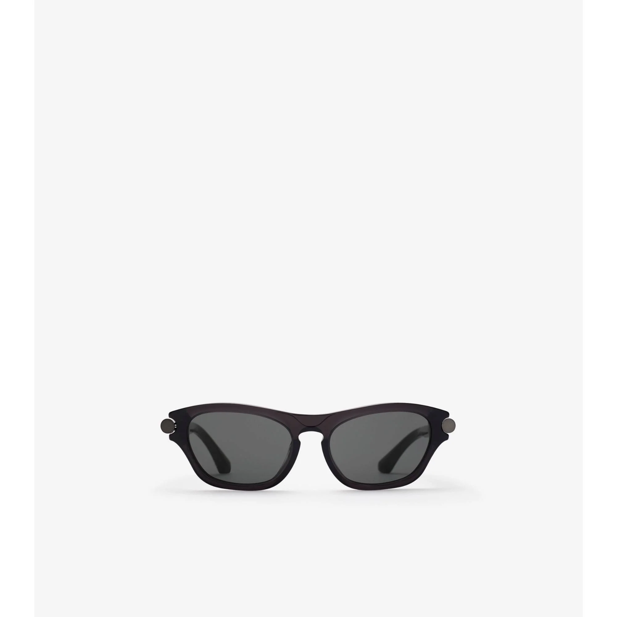 Tubular Oval Sunglasses - Black