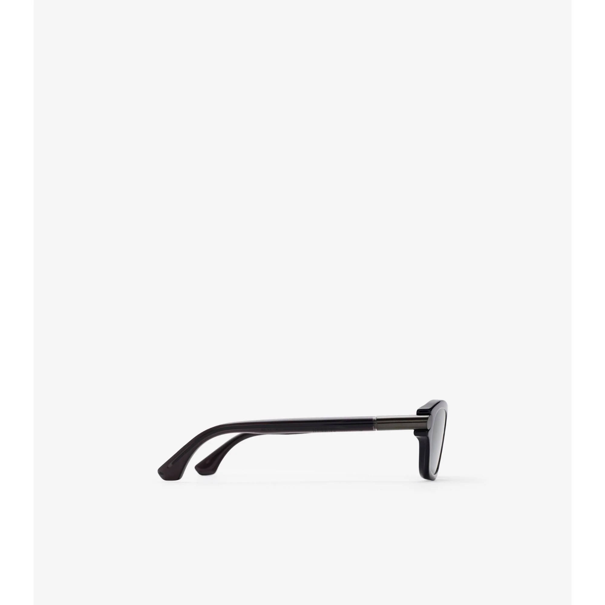 Tubular Oval Sunglasses - Black - Image 6