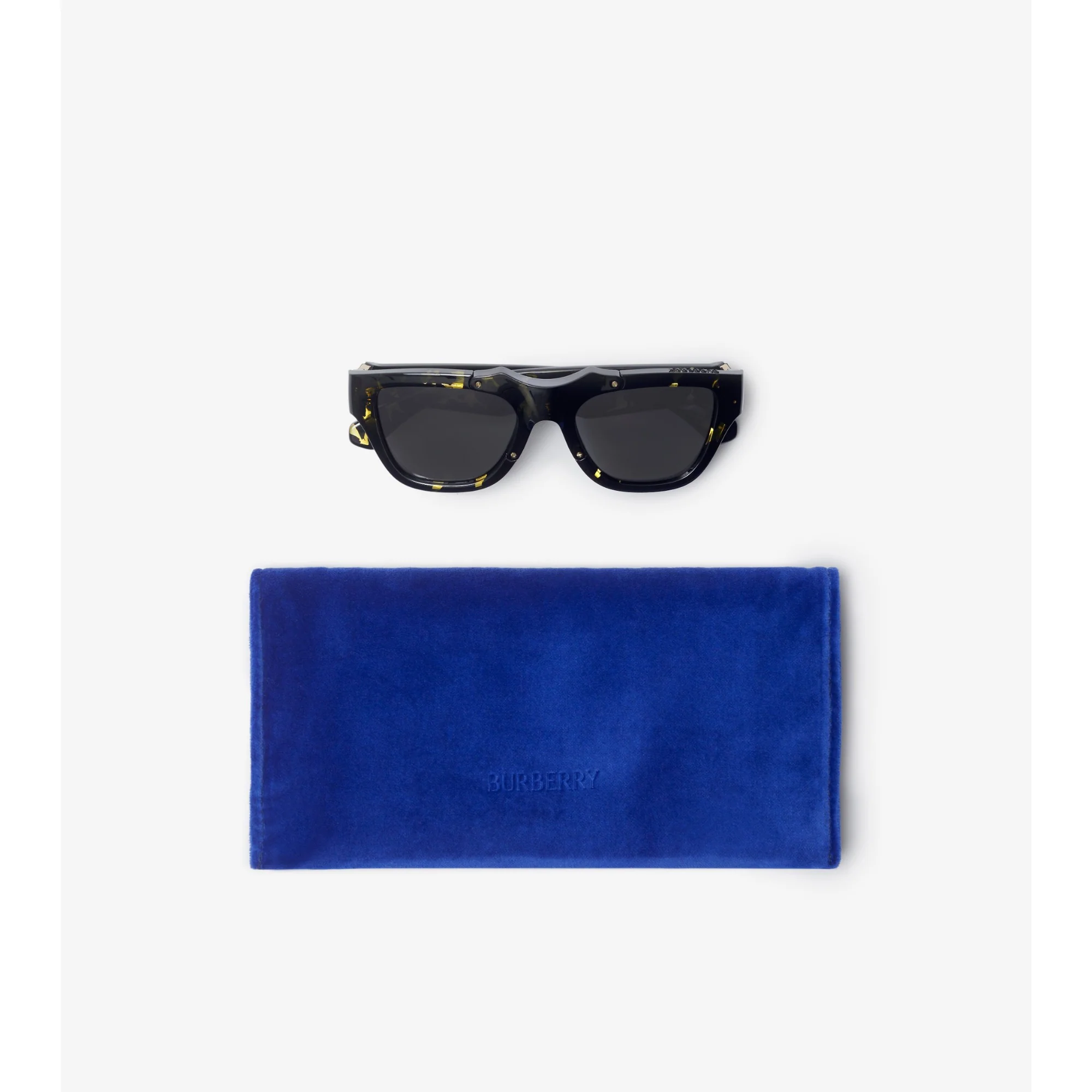 Shield Moulded Sunglasses - Tortoiseshell - Image 6