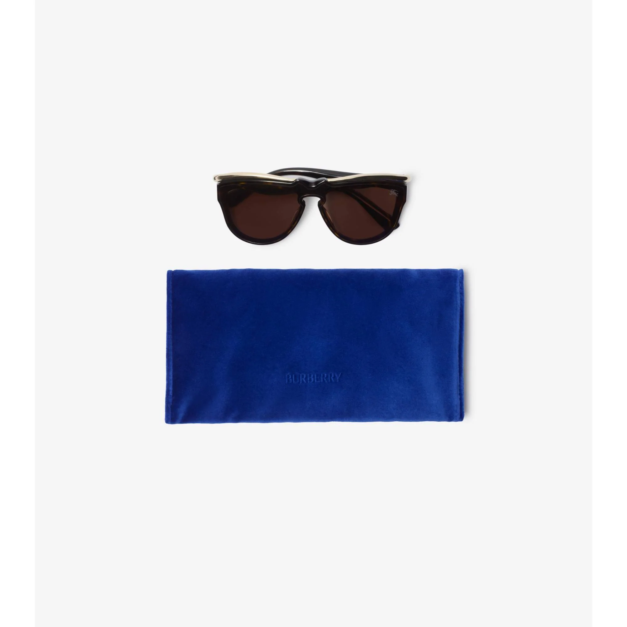 Classic Brow Sunglasses - Bright Tortoiseshell - Image 6