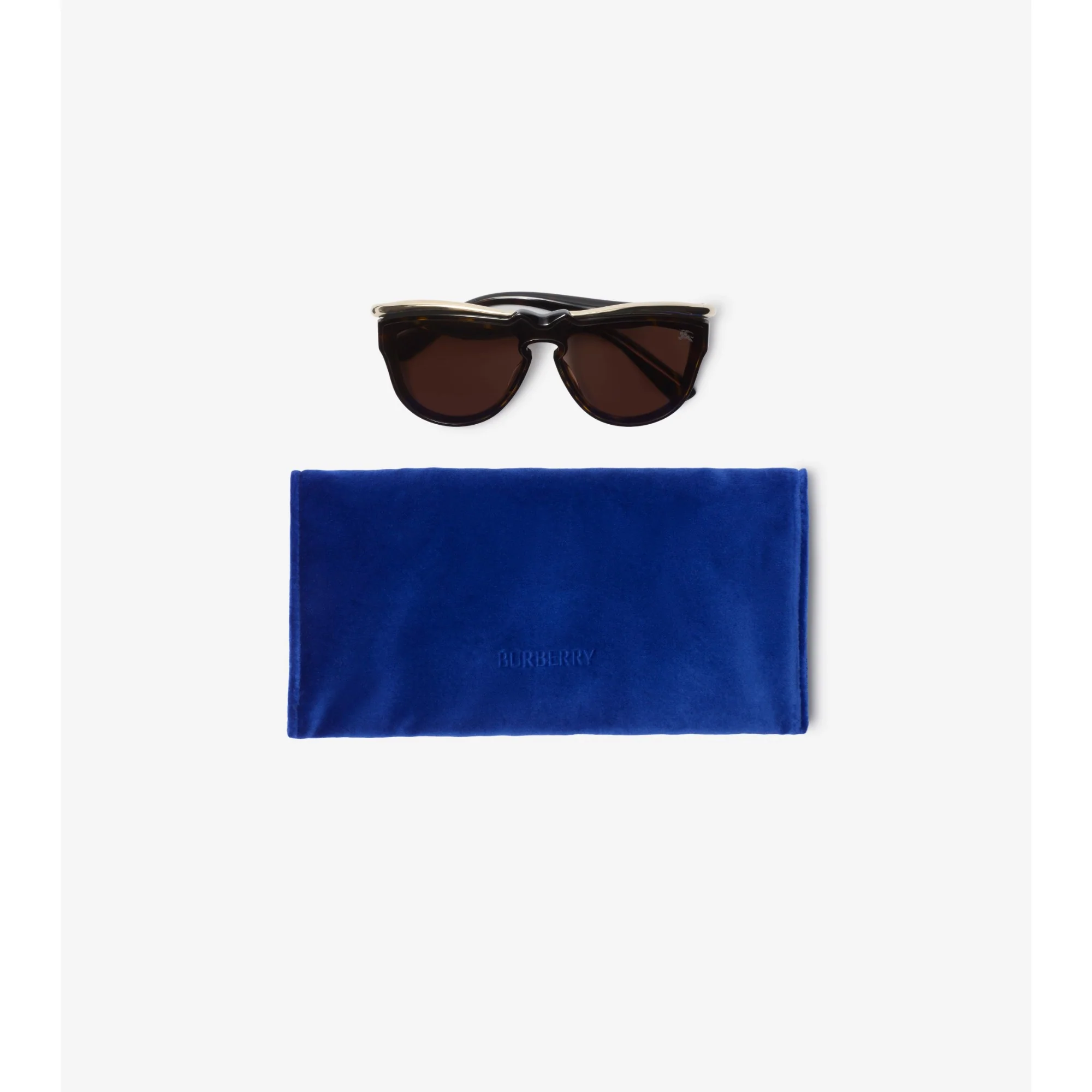 Classic Brow Sunglasses - Bright Tortoiseshell - Image 6