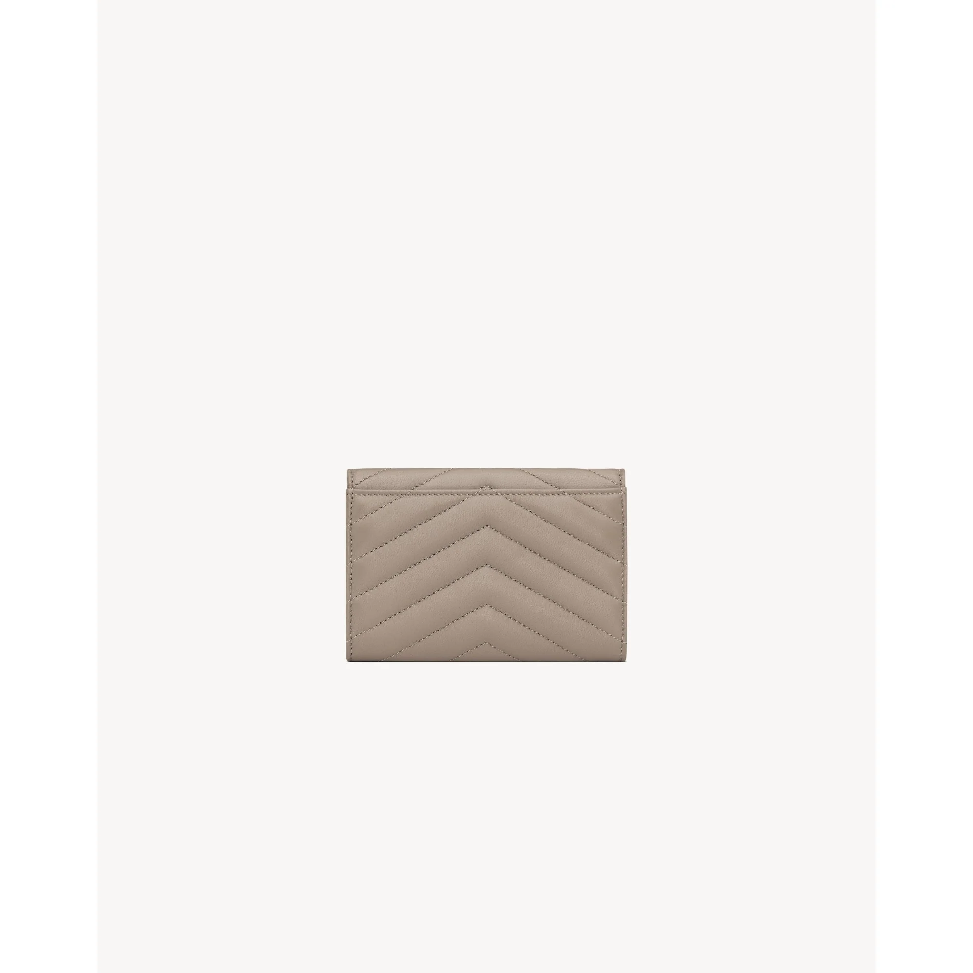 Small Envelope Wallet - Greyish Brown - Image 2