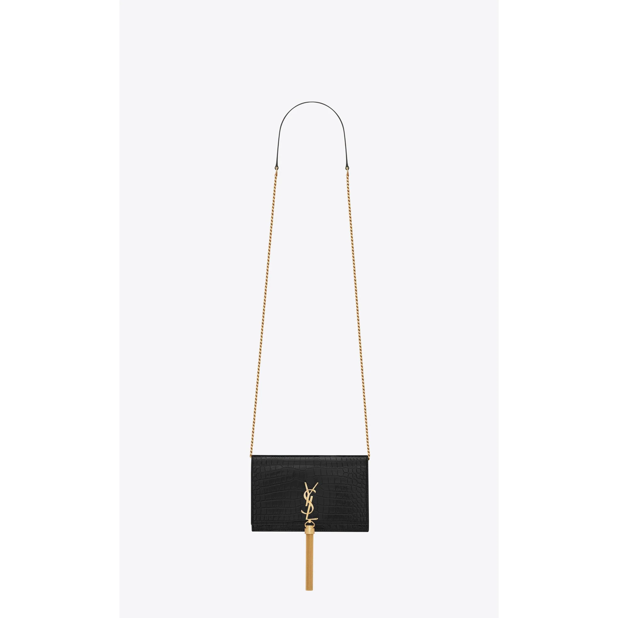 Kate Tassel Chain Wallet - Nero