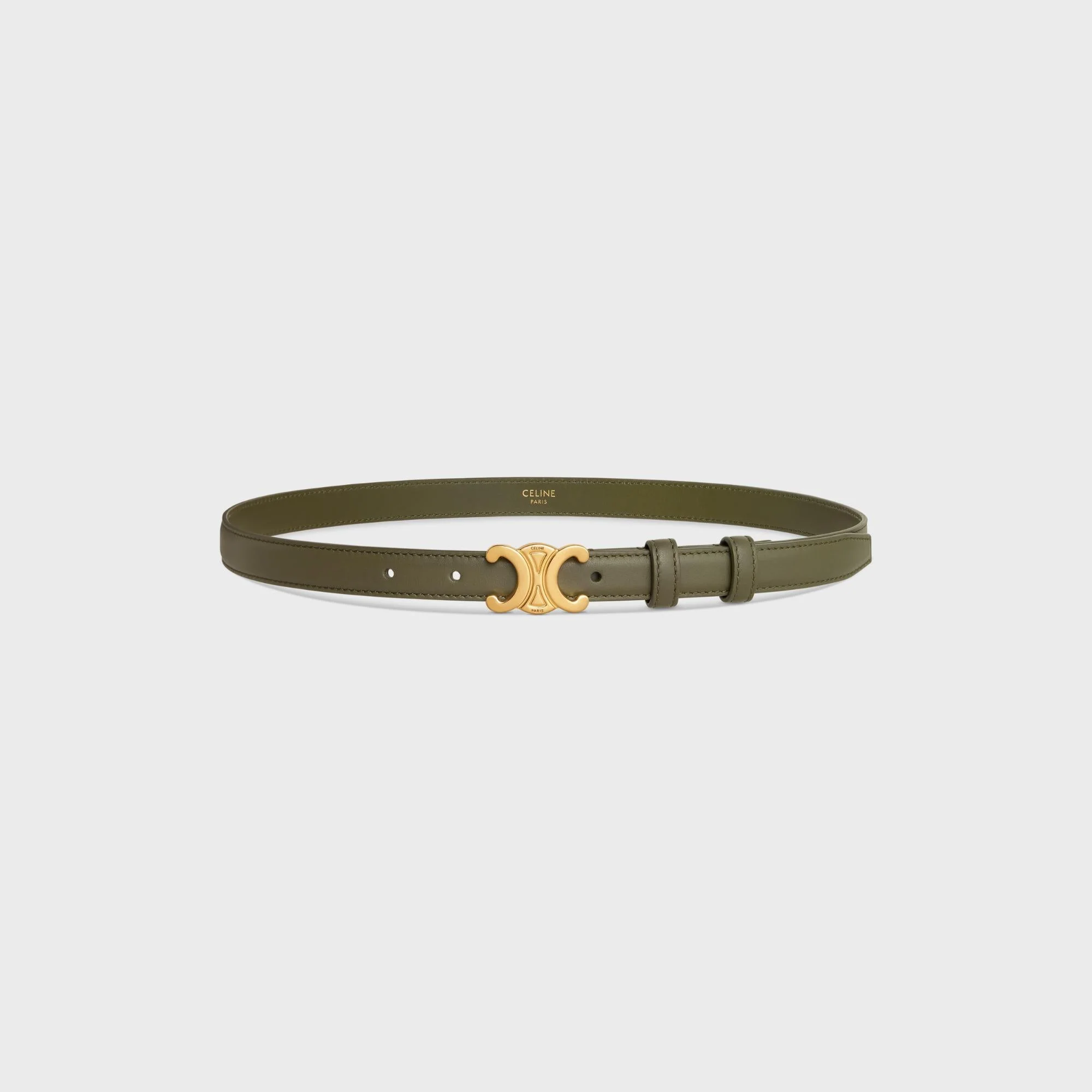 Triomphe Belt Small 18Mm - Dark Olive - Image 4