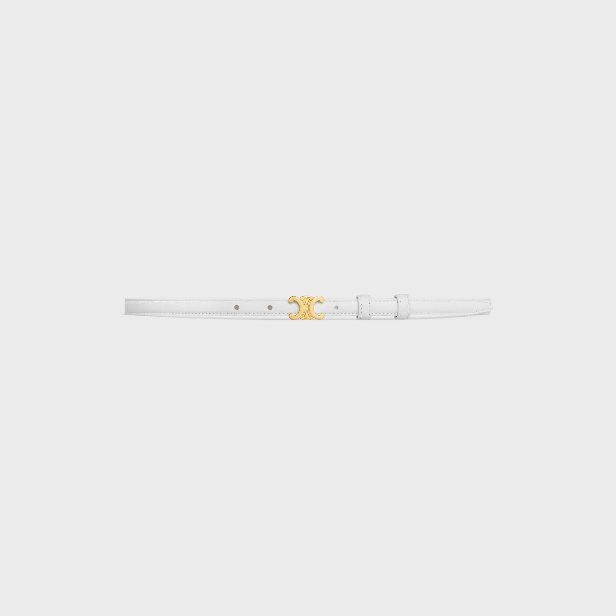 Triomphe Belt Teen 13Mm - Arctic White