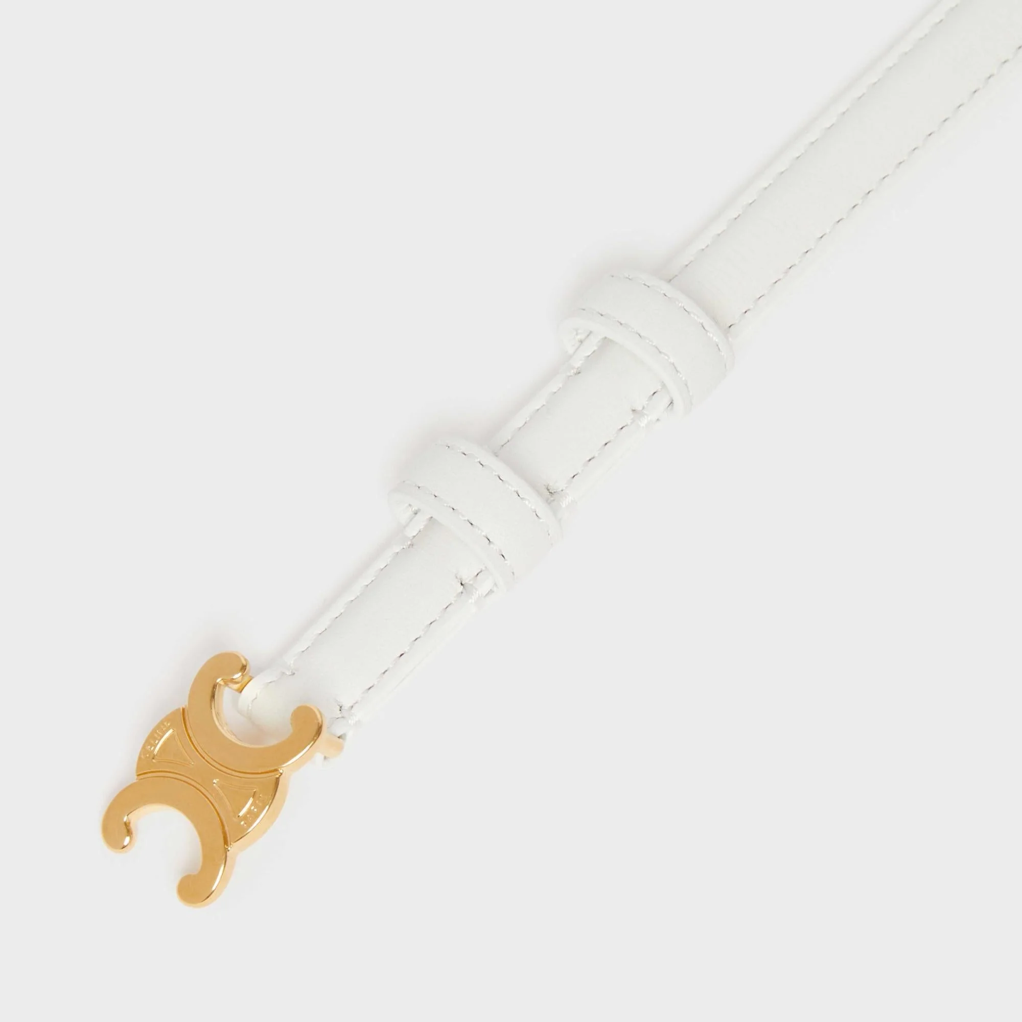 Triomphe Belt Teen 13Mm - Arctic White - Image 3