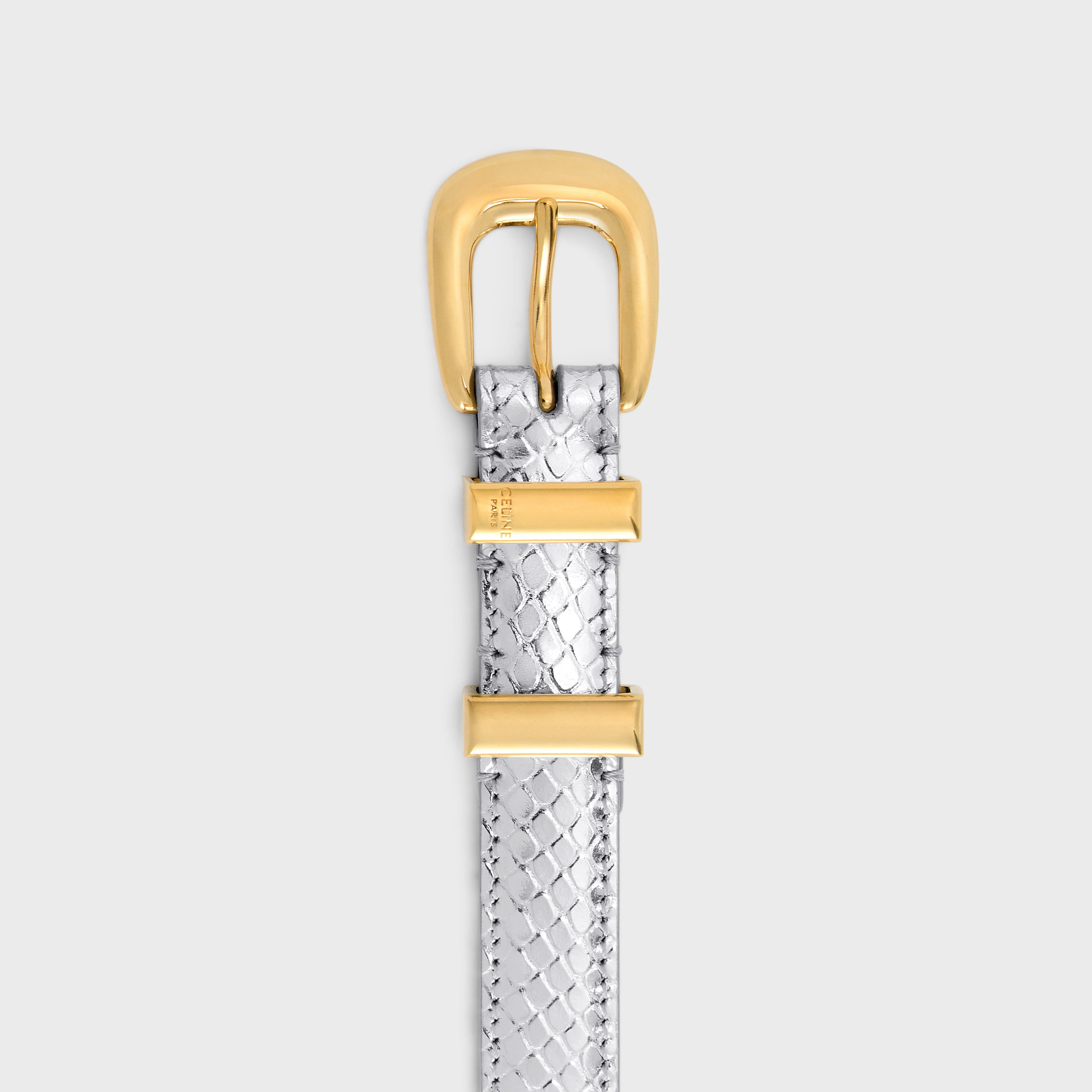 Western Belt Small 18Mm - Silver - Image 4