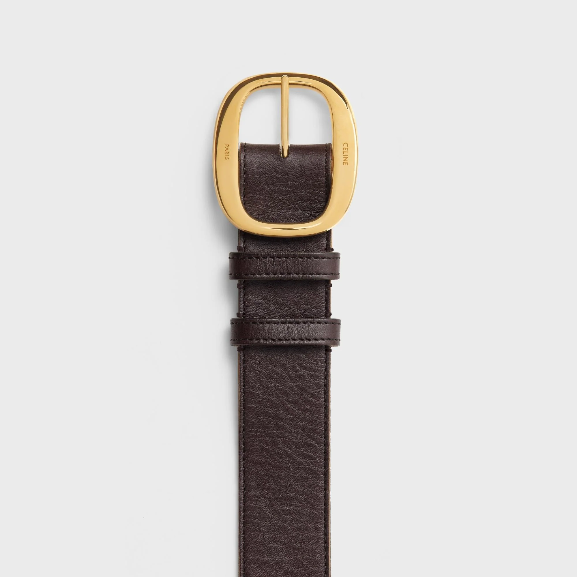 Belts Wide 35Mm - Dark Brown - Image 3