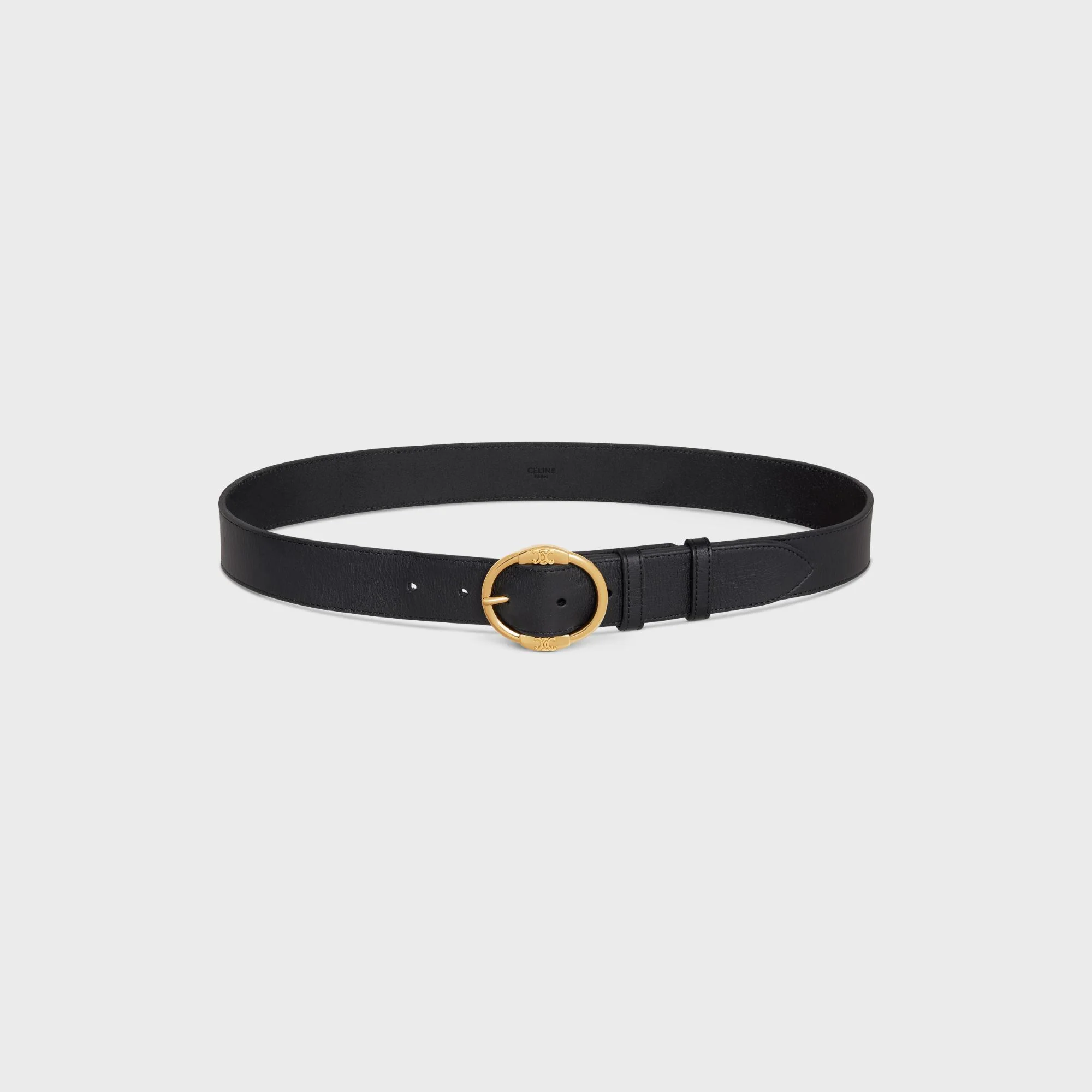 Twin Triomphe Belt Wide 35Mm - Black