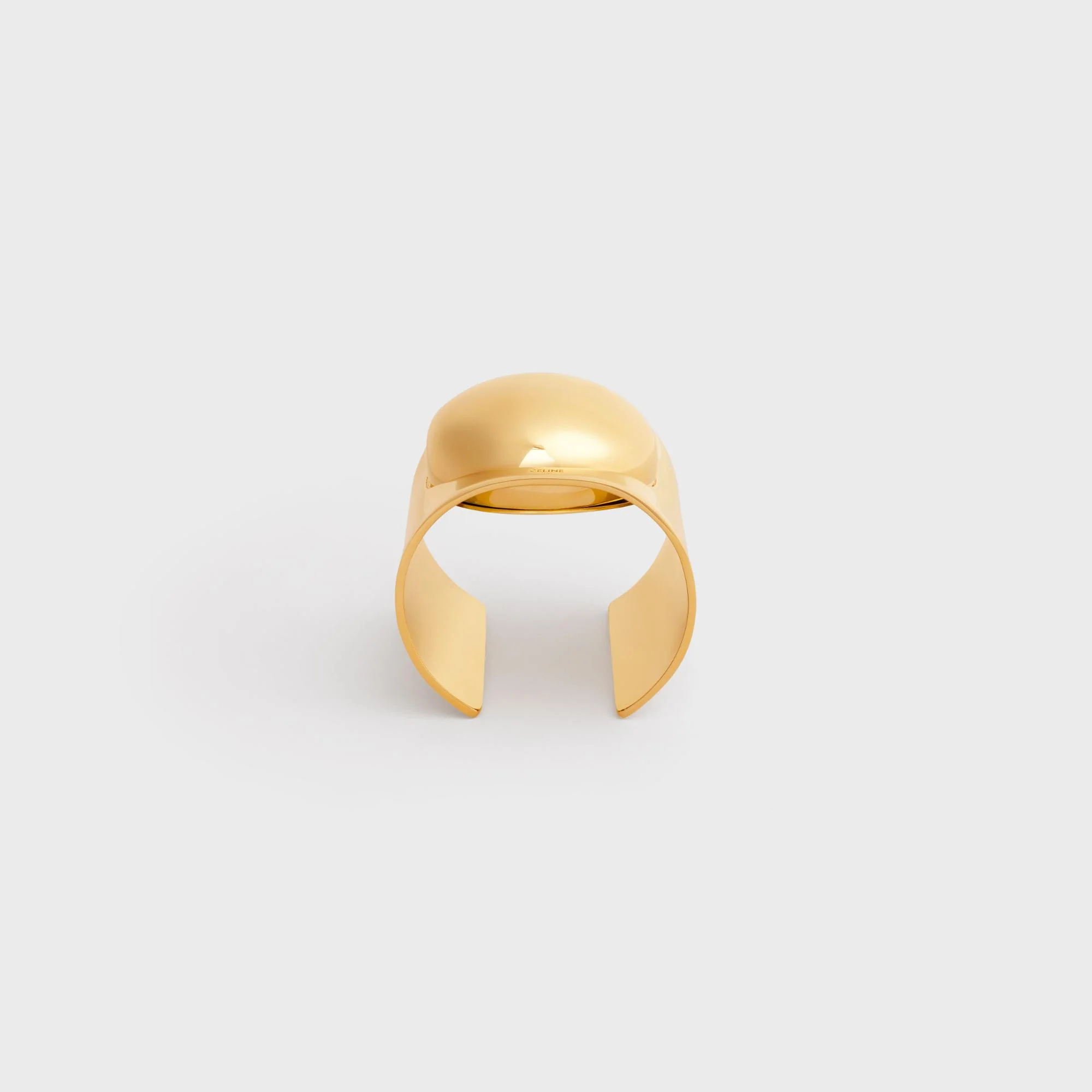 Abstract Shapes Peeble Cuff - Gold - Image 2