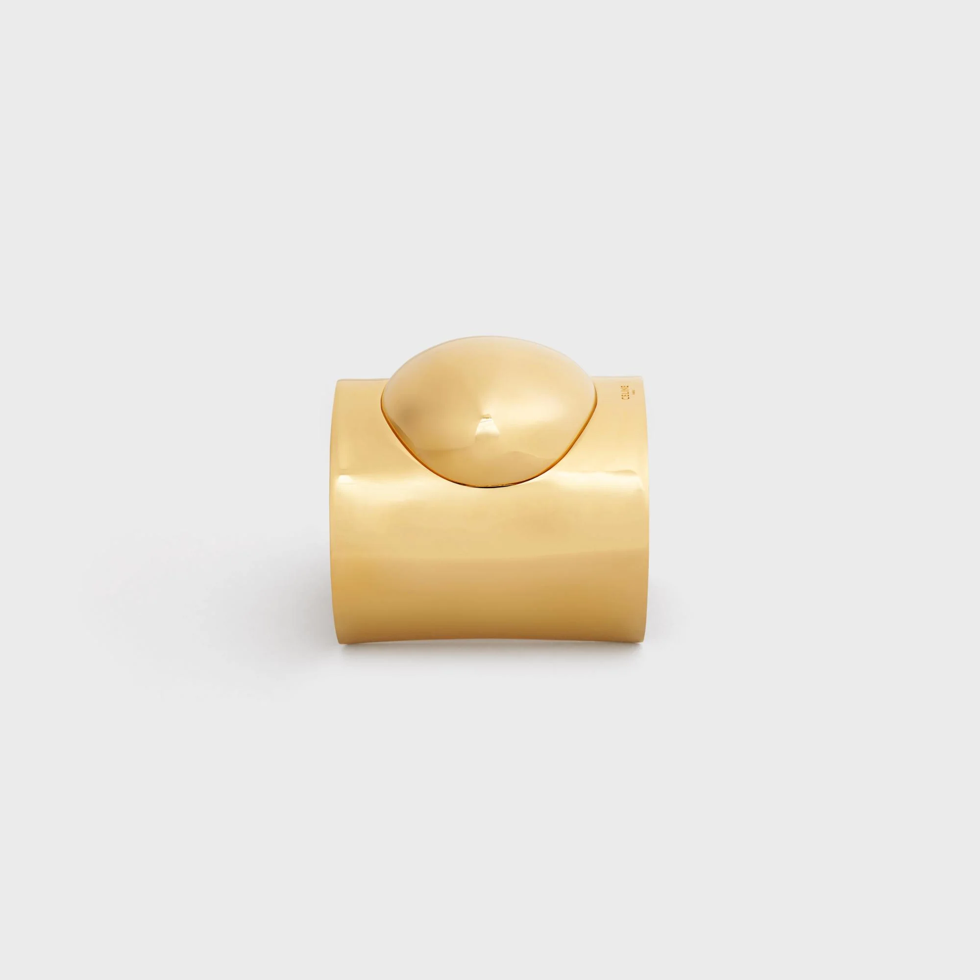Abstract Shapes Peeble Cuff - Gold - Image 4