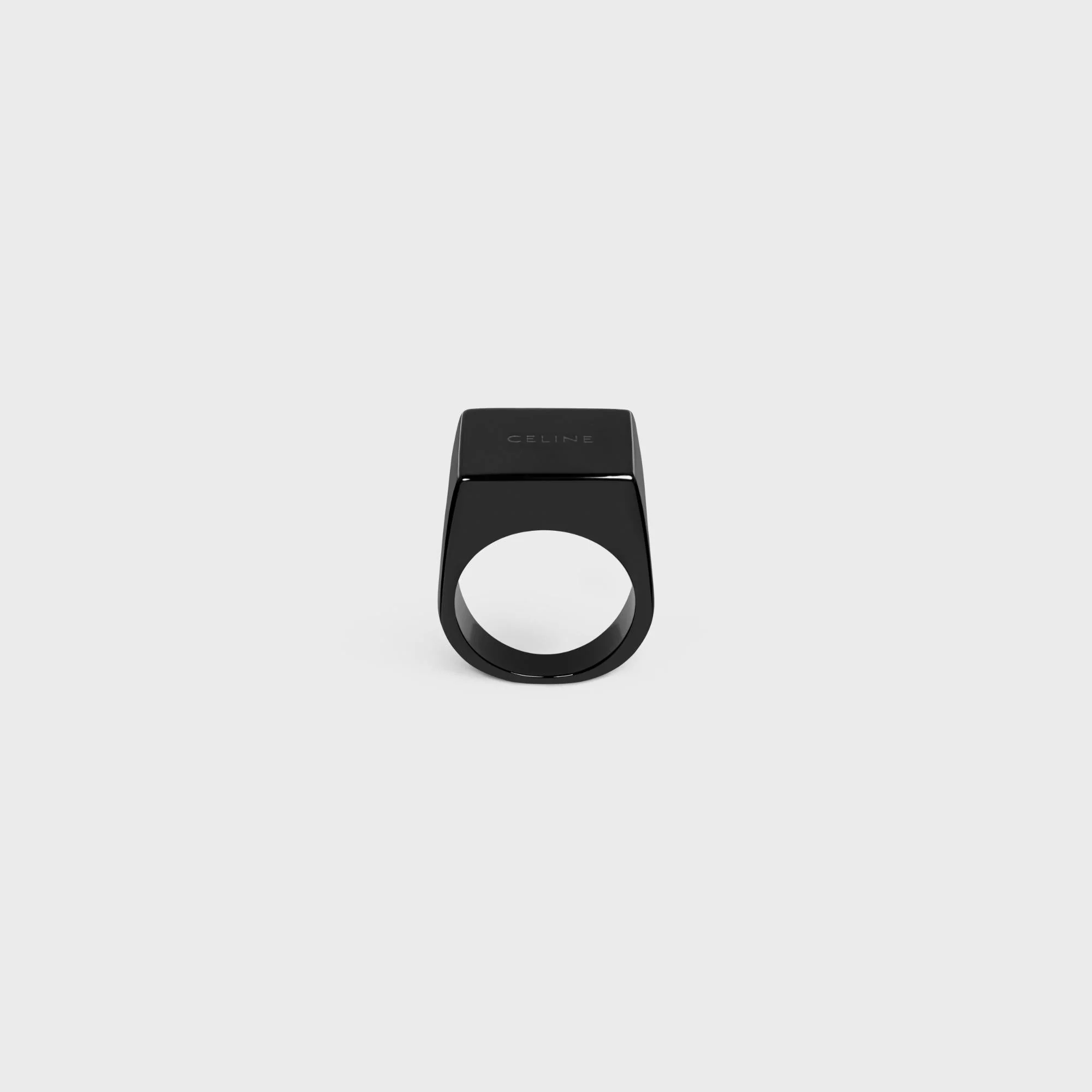 Celine Square Ring - Black - Image 3