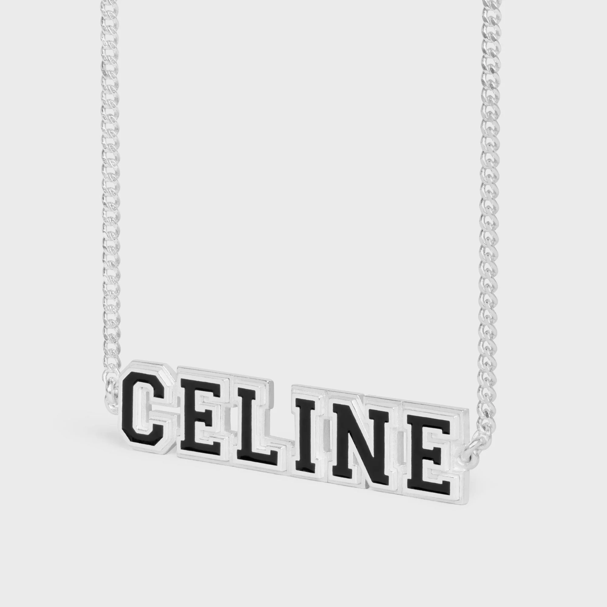 Celine University Bracelet - Black/Silver - Image 2