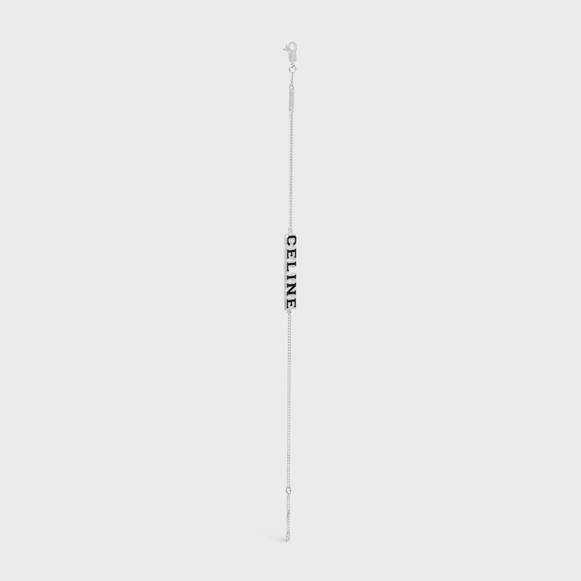 Celine University Bracelet - Black/Silver - Image 3