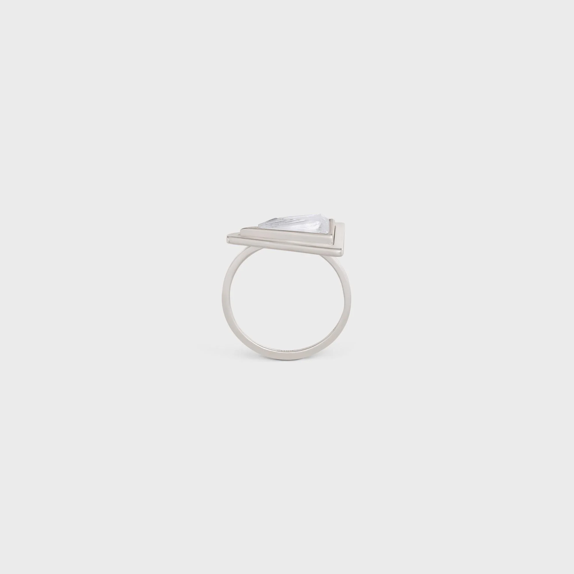 Boy Doll Triangle Ring - Crystal - Image 2