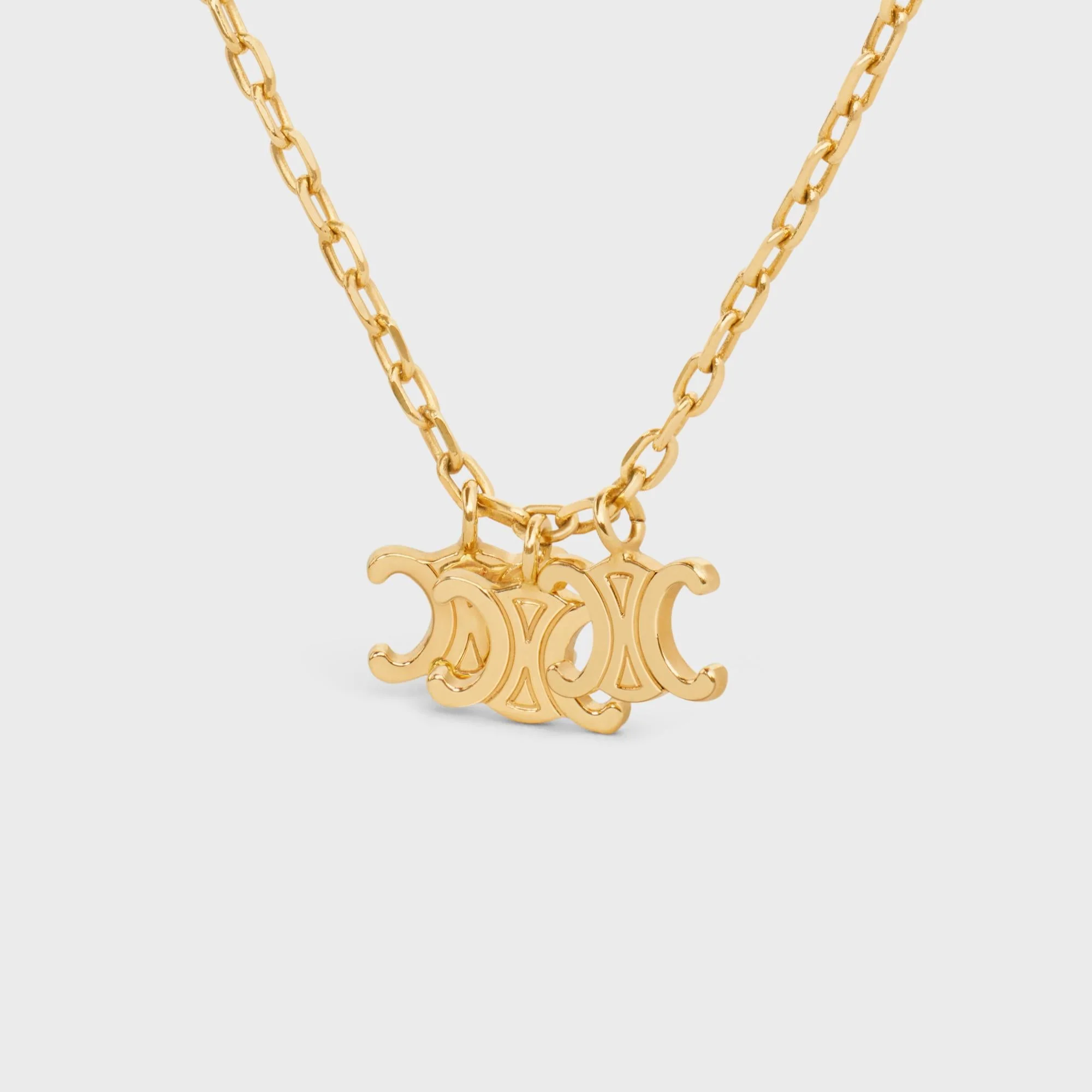 Triumph Trio Necklace - Gold - Image 2
