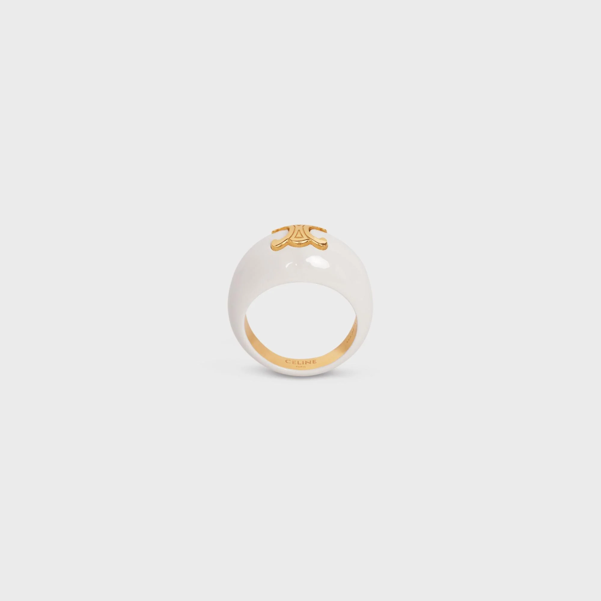 Triumph Bold Ring - Gold/Ivory