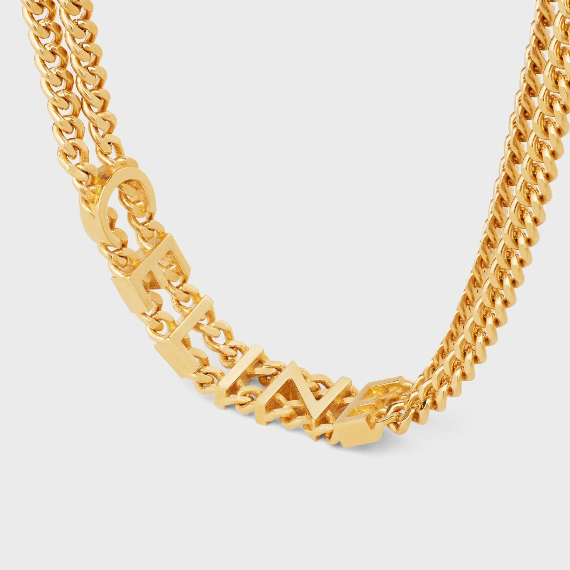 Celine Curb Necklace - Gold - Image 3