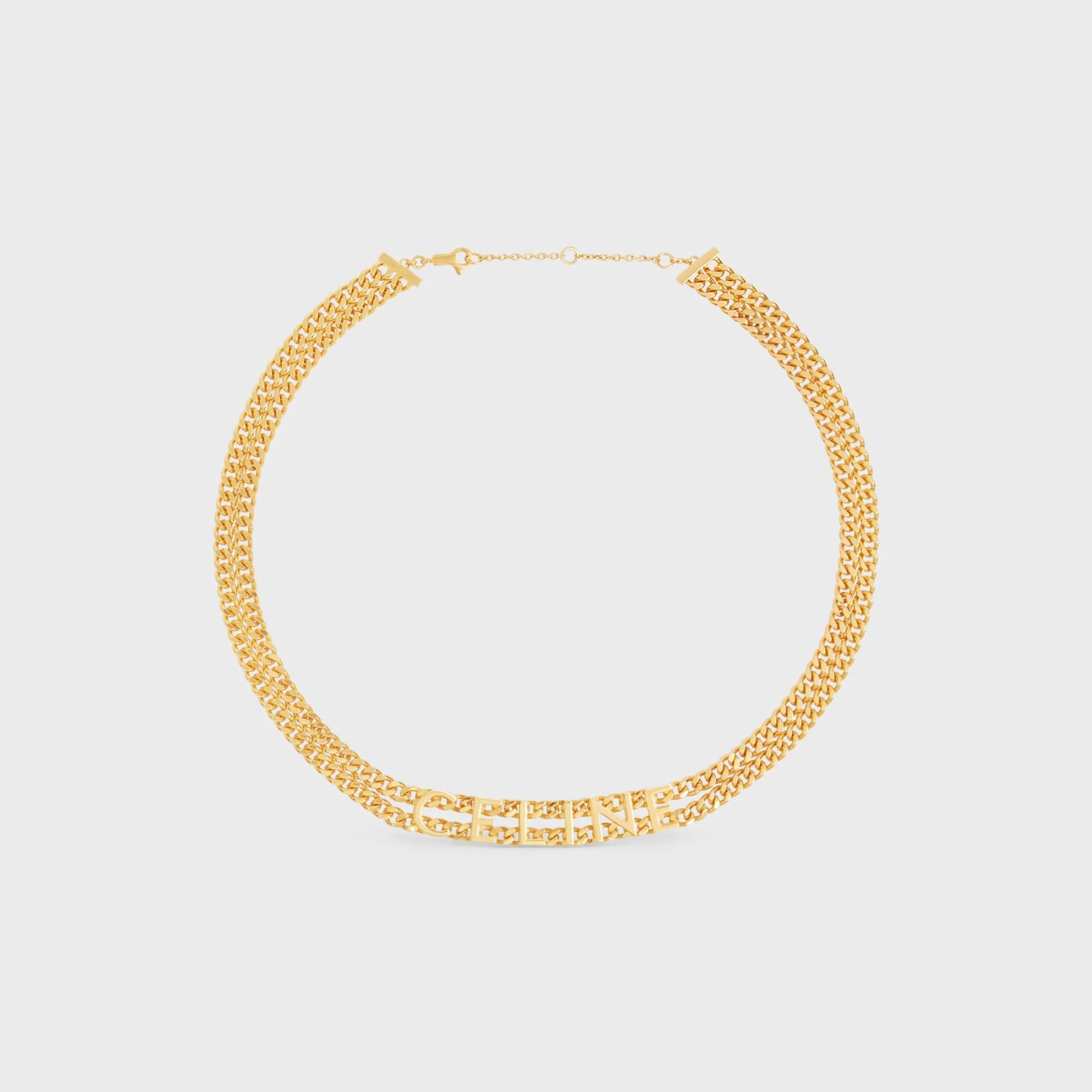 Celine Curb Necklace - Gold - Image 4