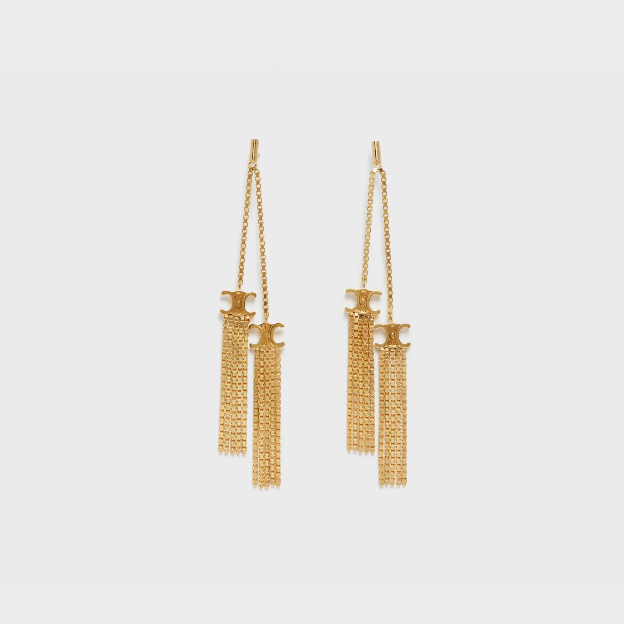 Triumph Folk Pompon Earrings - Gold