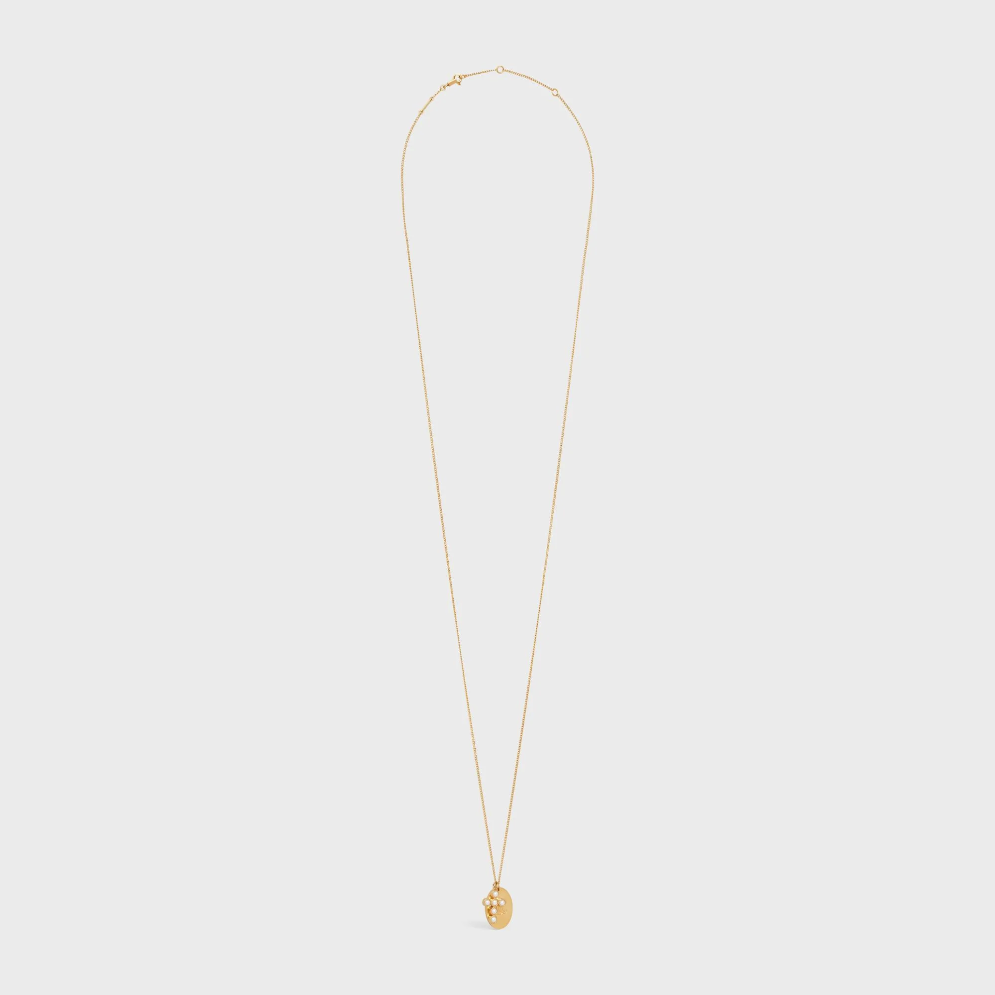 Triumph Folk Pearl Necklace - Gold/Ivory - Image 3