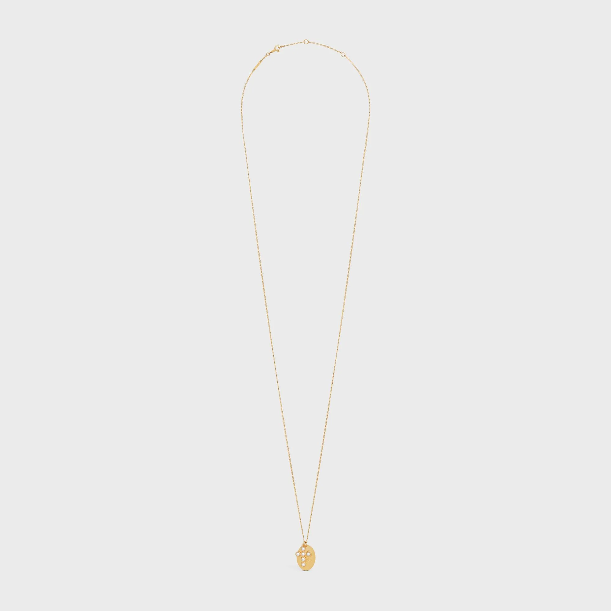 Triumph Folk Pearl Necklace - Gold/Ivory - Image 4