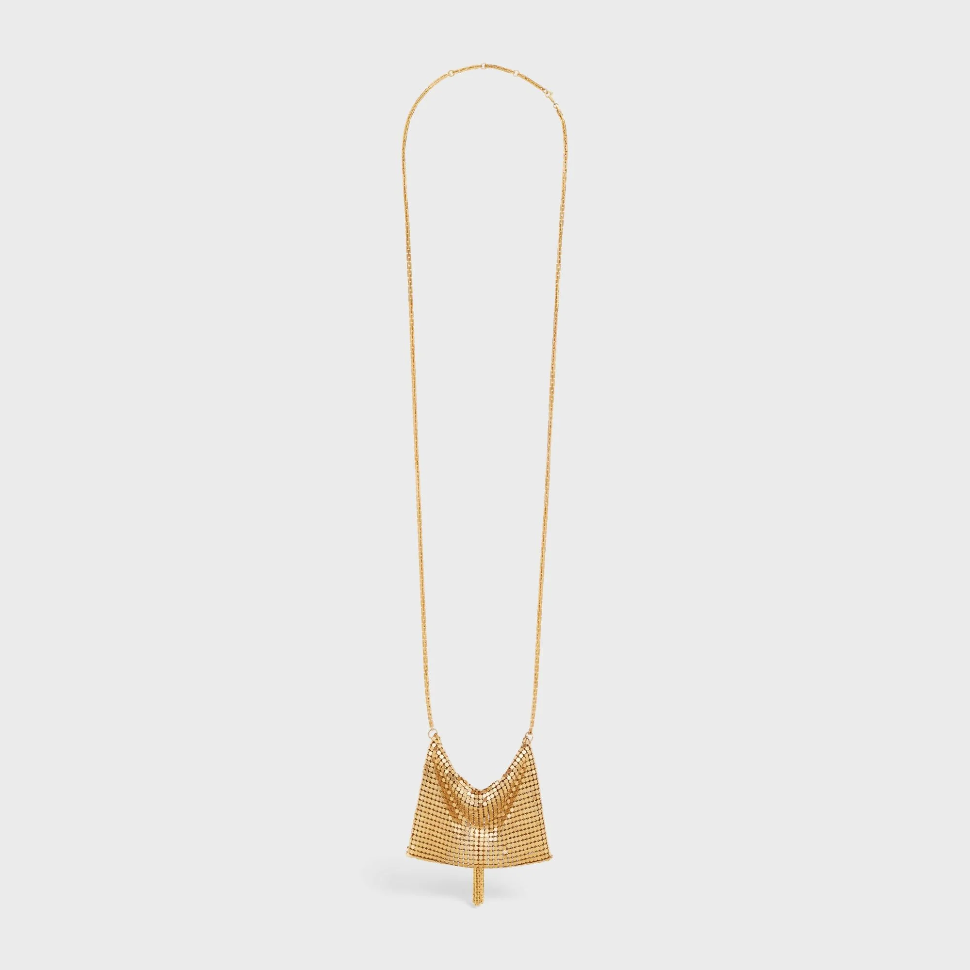 Triumph Folk Pouch Necklace - Gold - Image 2