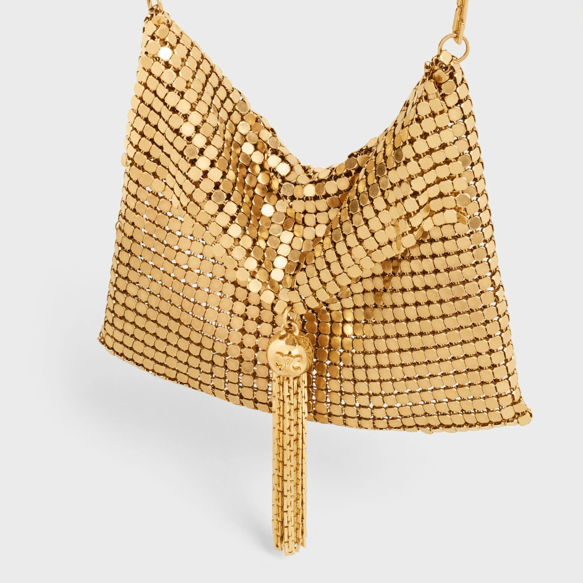 Triumph Folk Pouch Necklace - Gold - Image 4