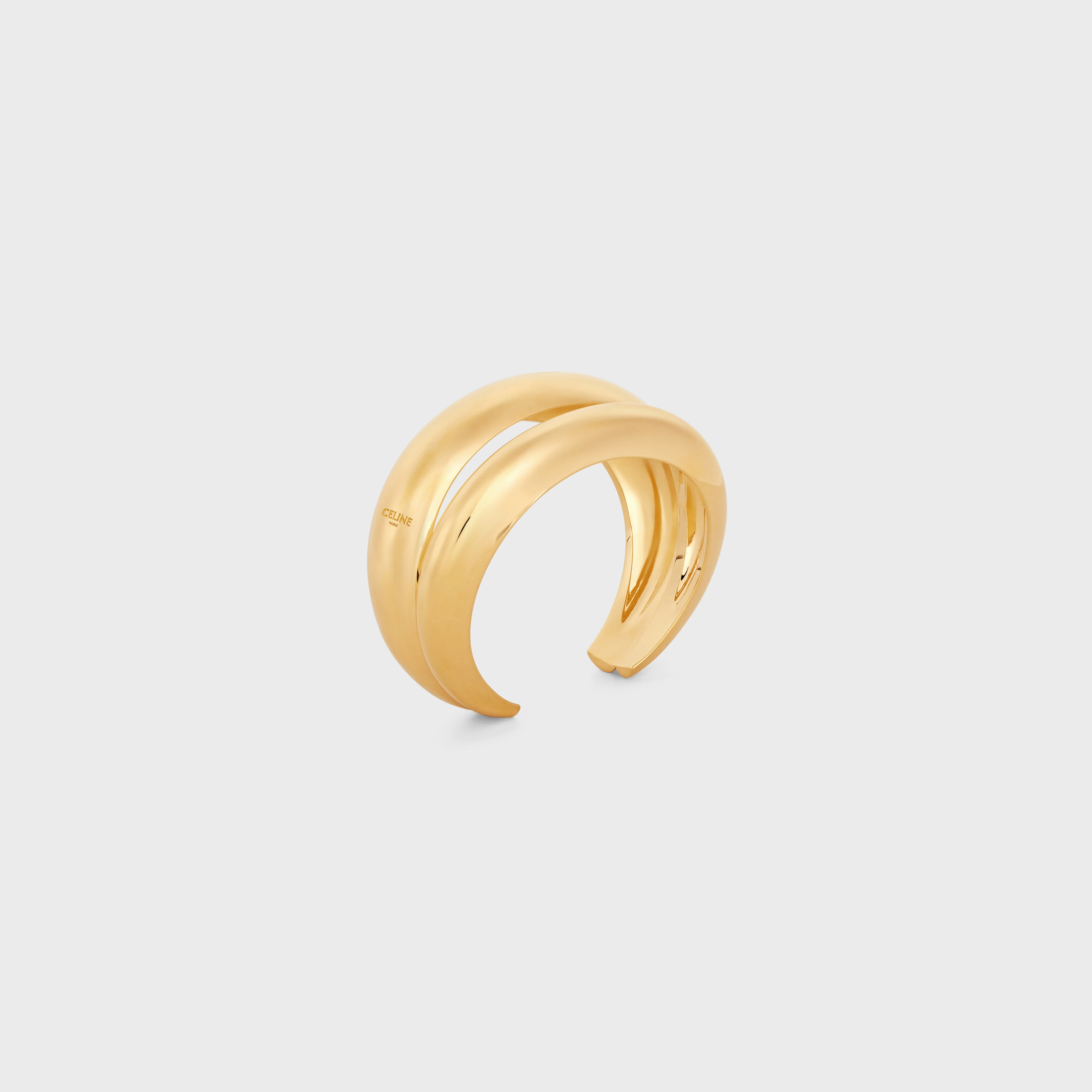 Abstract Shapes Cuff - Gold - Image 2