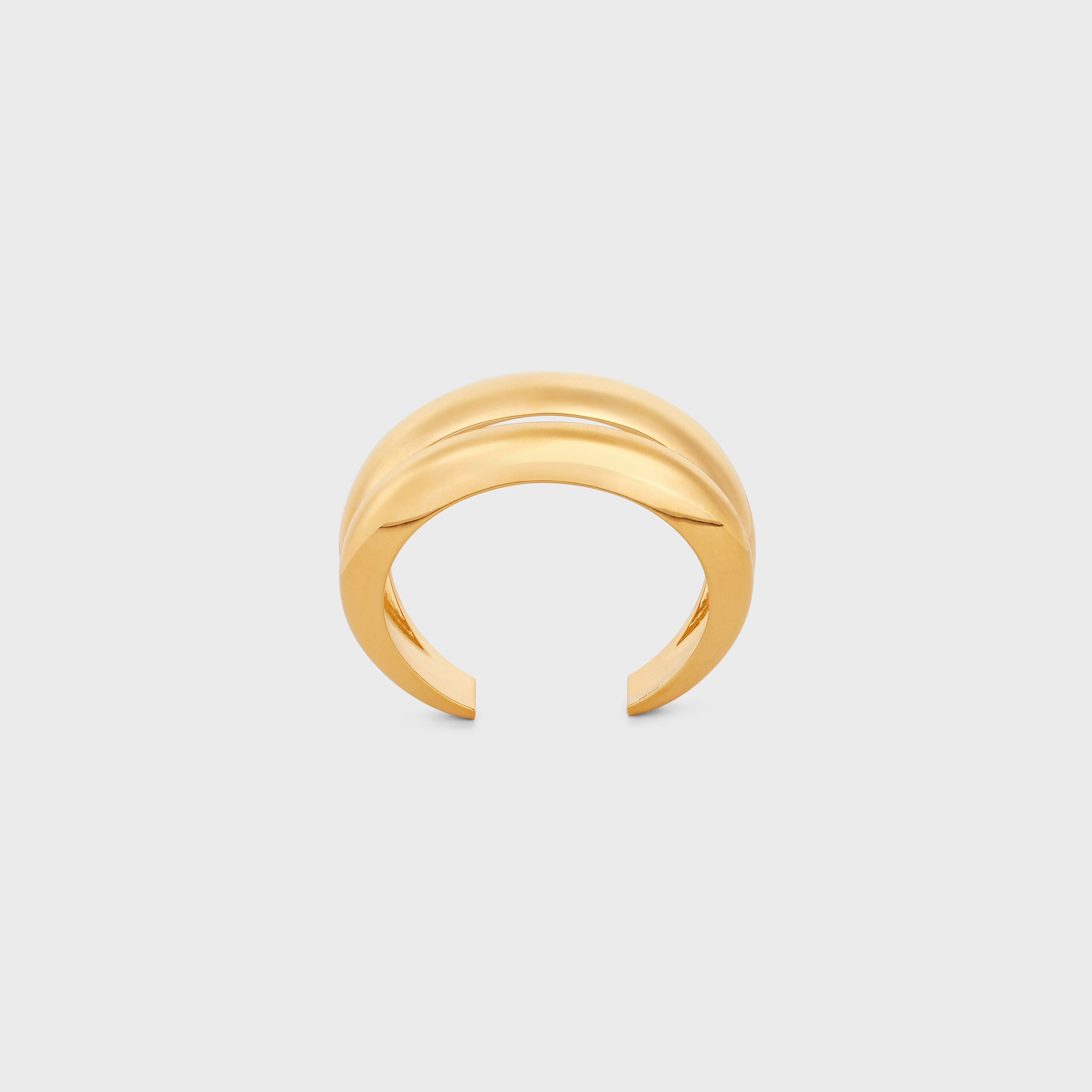 Abstract Shapes Cuff - Gold
