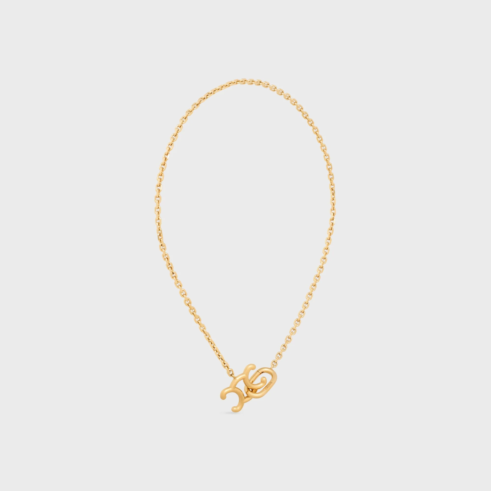 Triumph Lock Necklace - Gold - Image 5