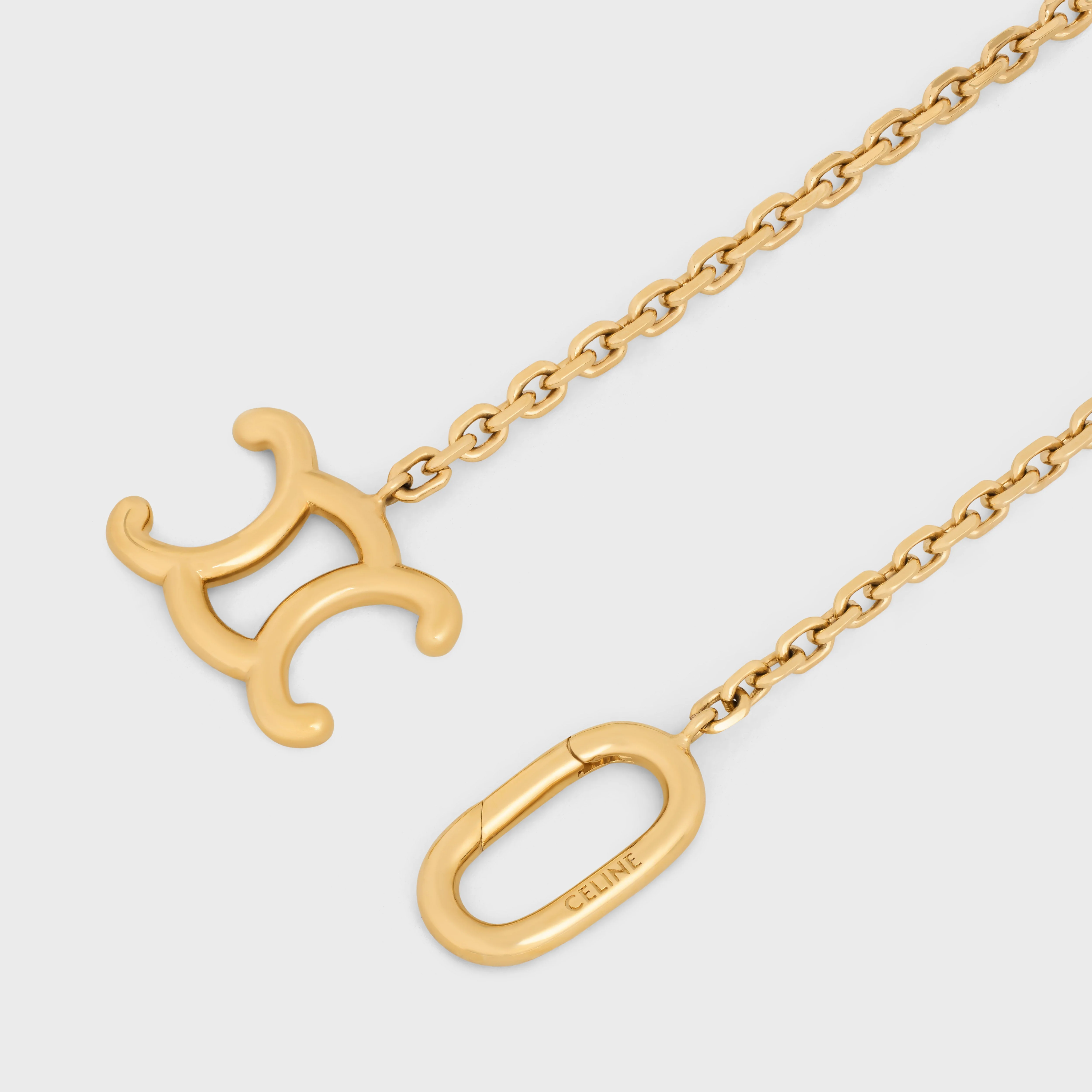 Triumph Lock Necklace - Gold - Image 8