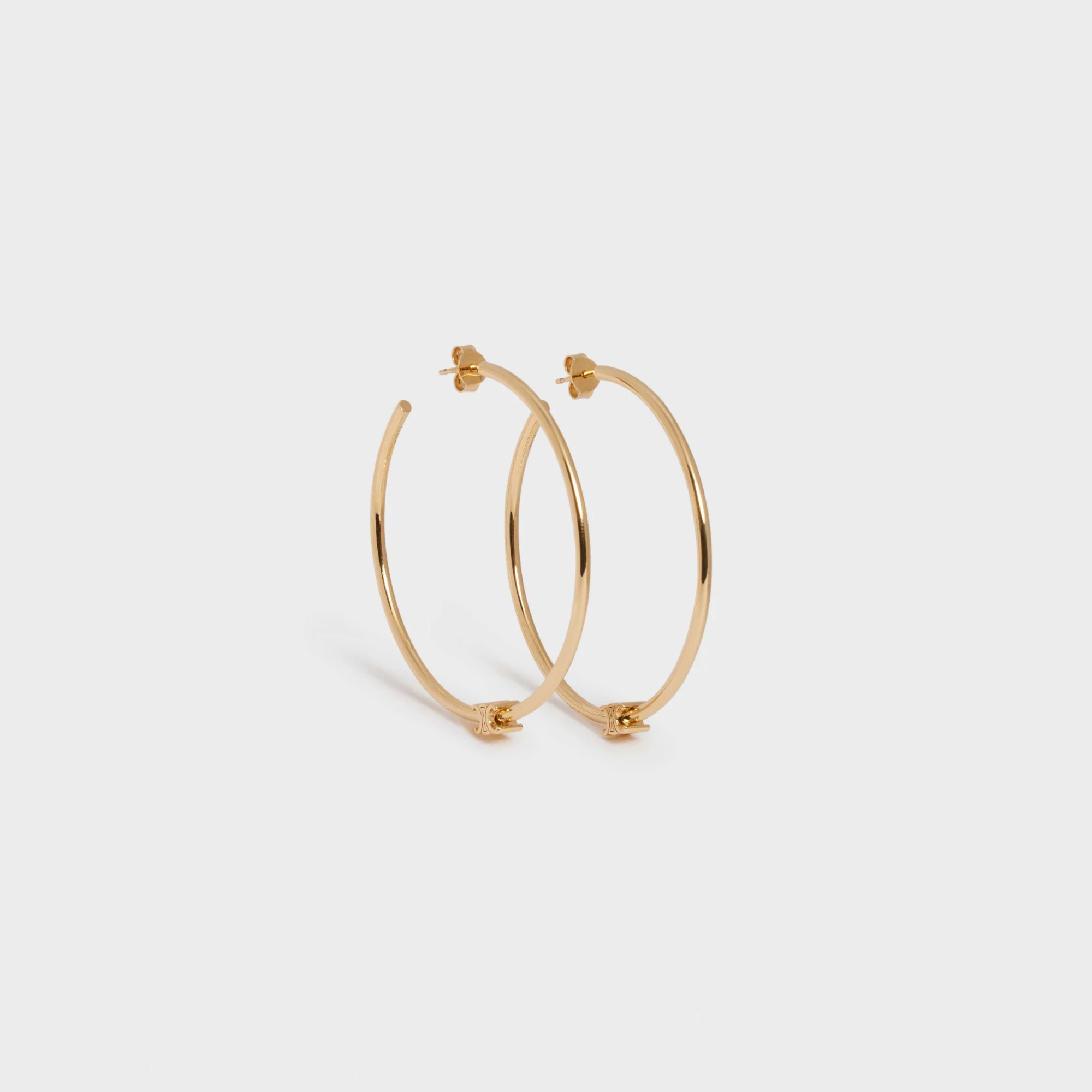 Triumph Large Hoops - Gold - Image 2