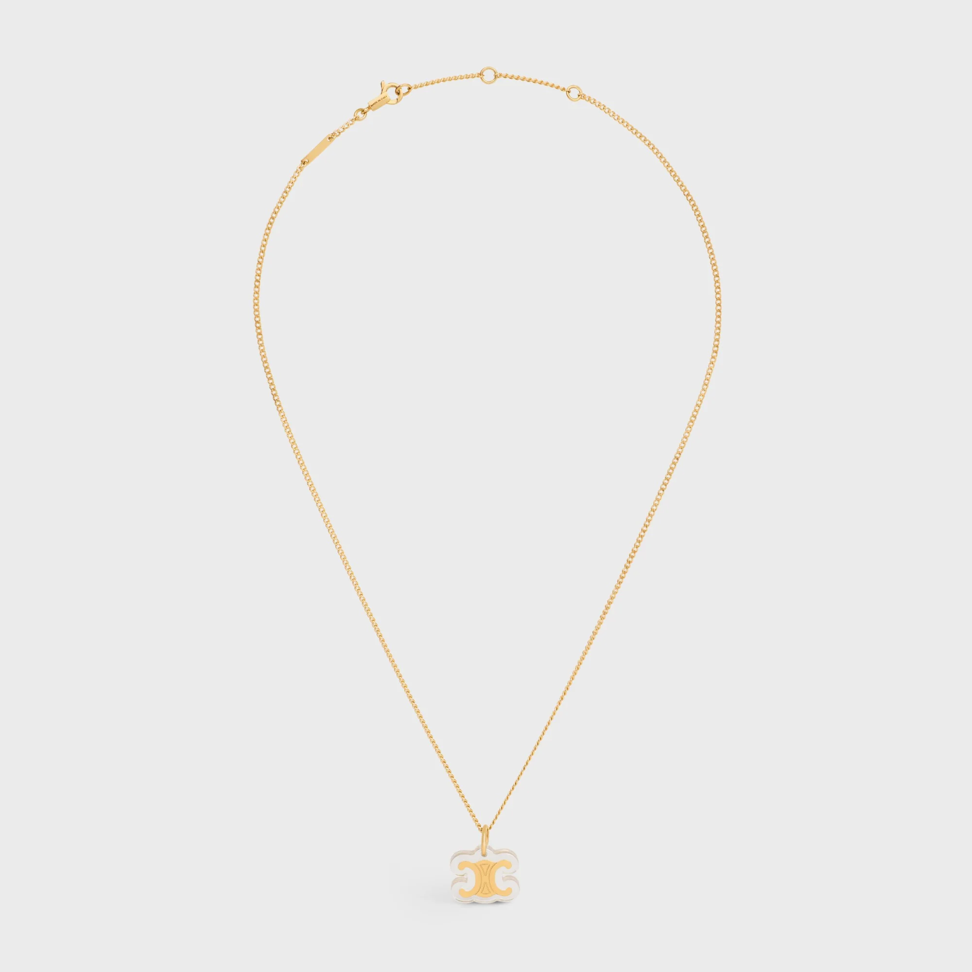 Celine Ice Cube Necklace - Gold - Image 8