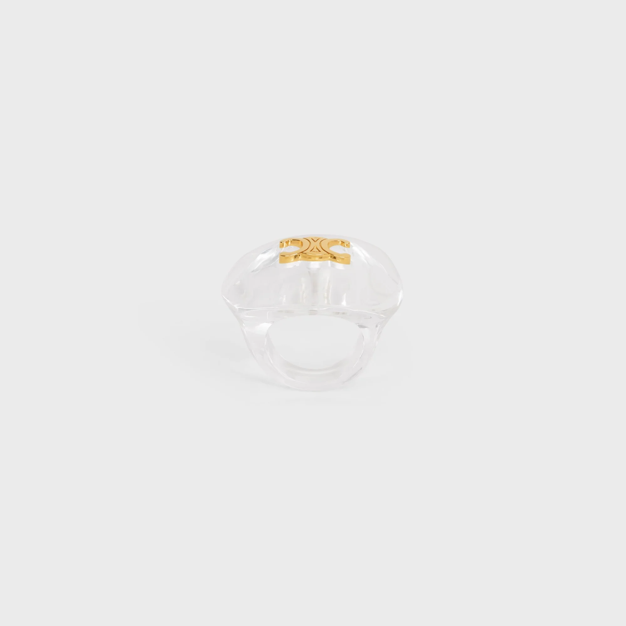Celine Ice Cube Ring - Gold - Image 2