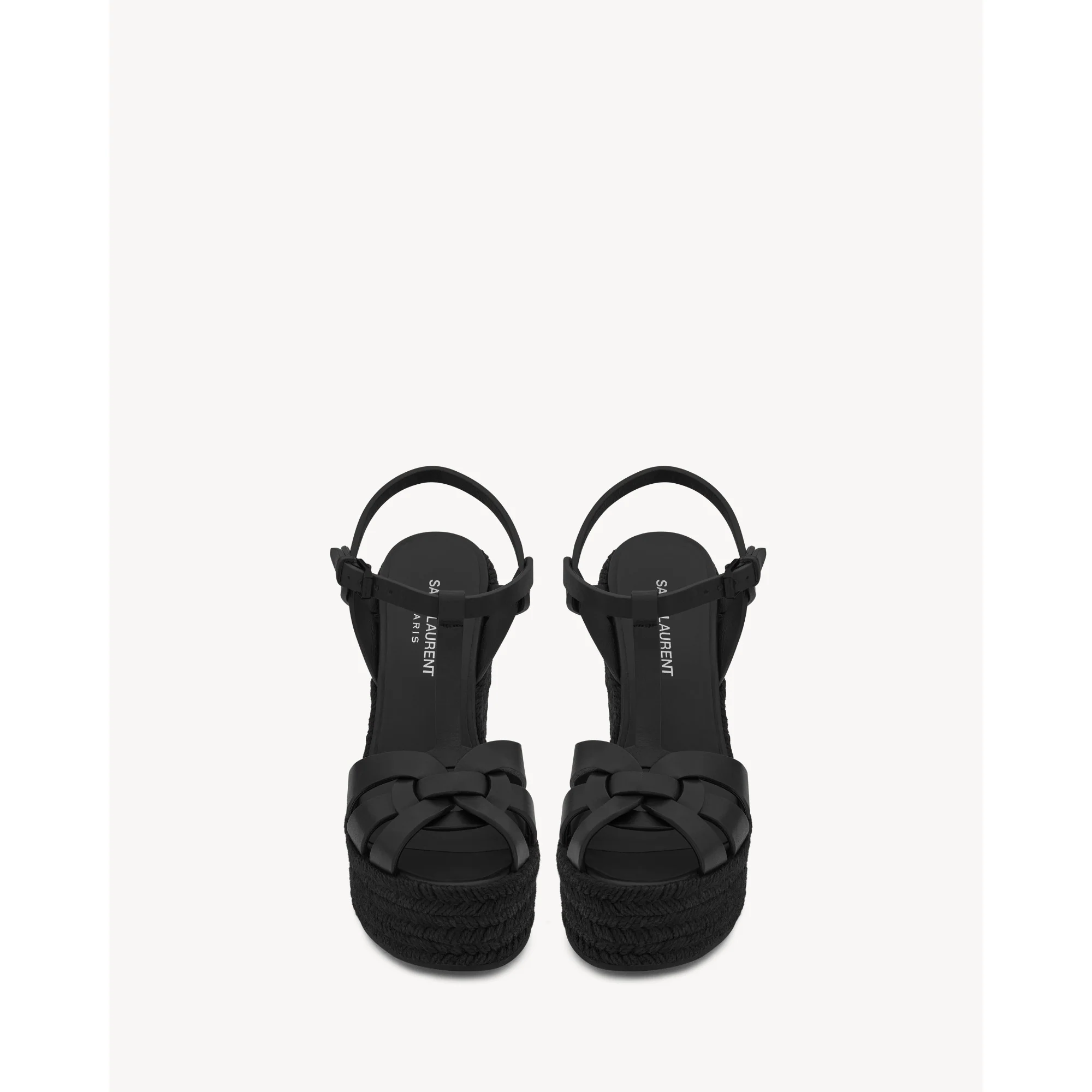 Espadrille 95 Wedge T-Strap Espadeilles - Nero - Image 2
