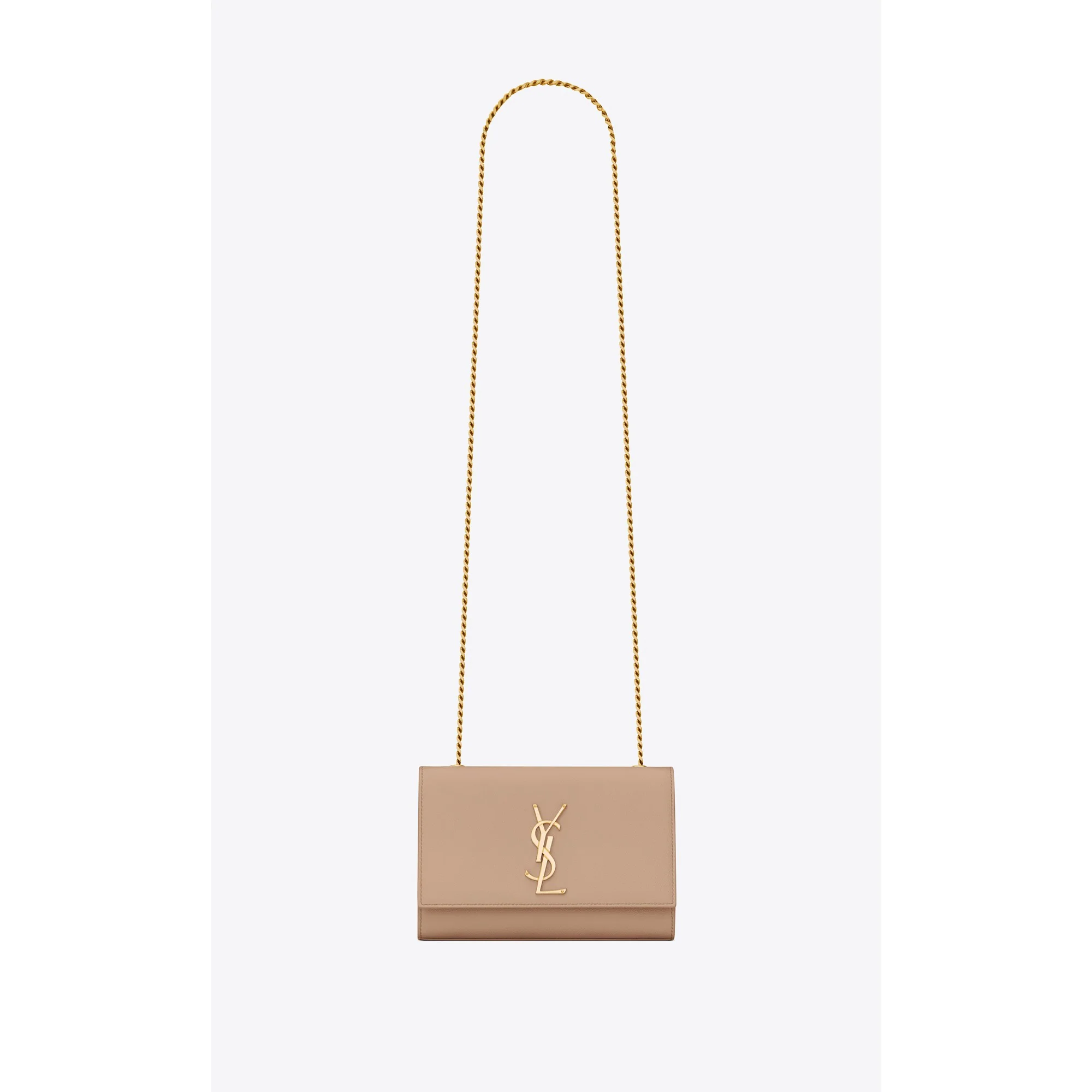 Small Kate Chain Bag - Dark Beige