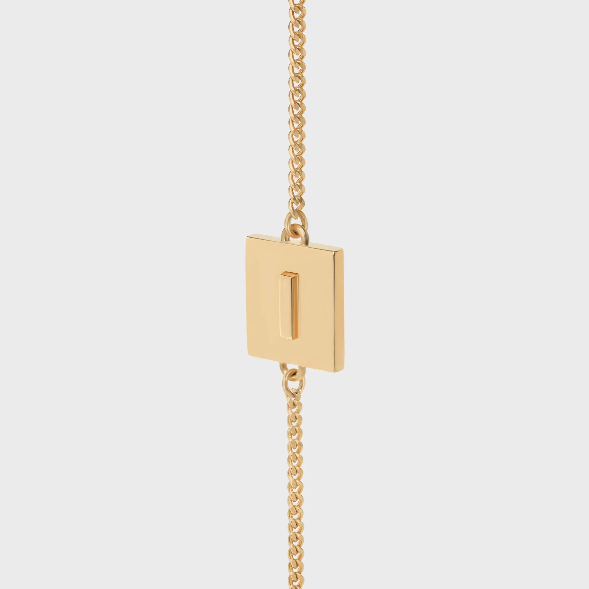 Alphabet I Bracelet - Gold - Image 4