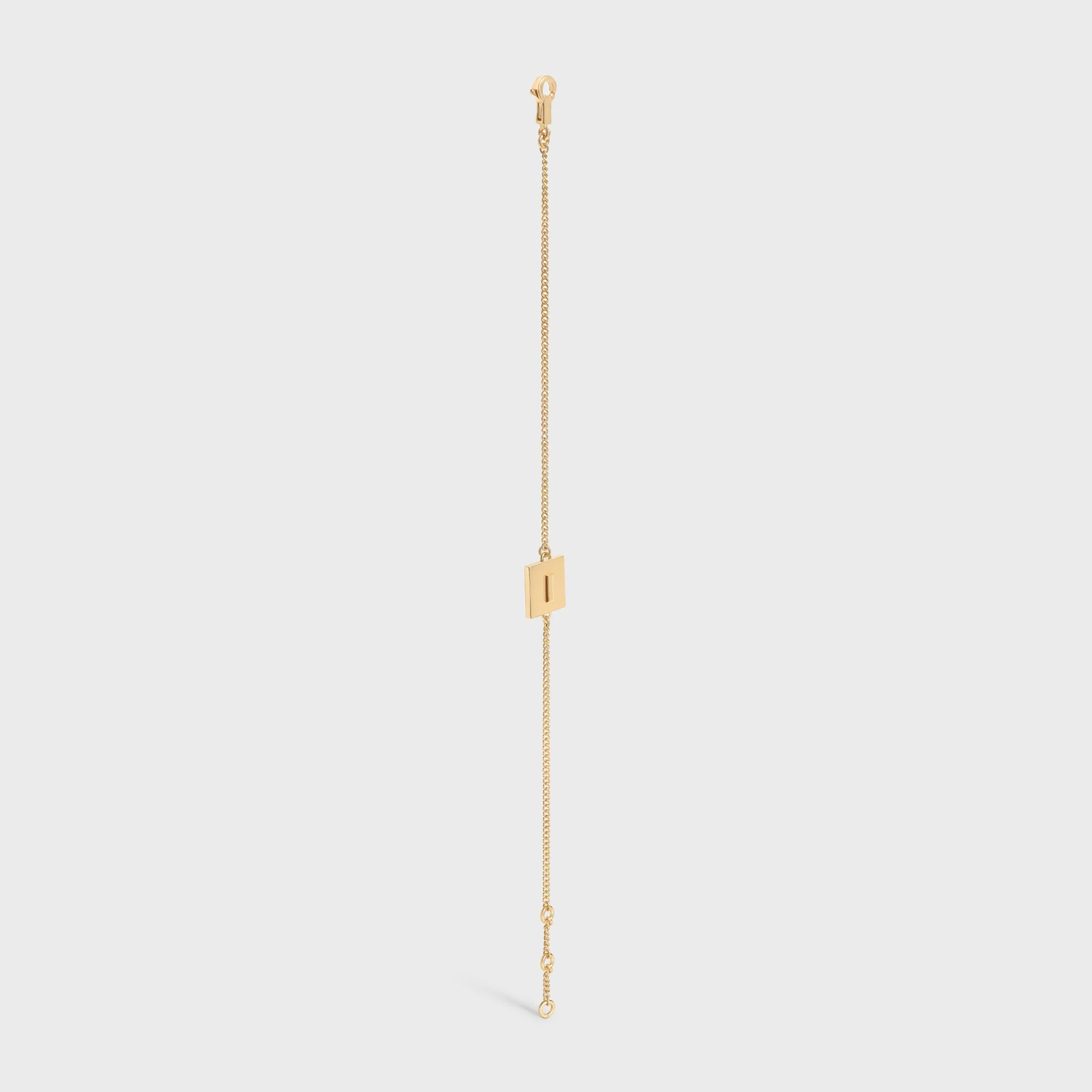 Alphabet I Bracelet - Gold - Image 6