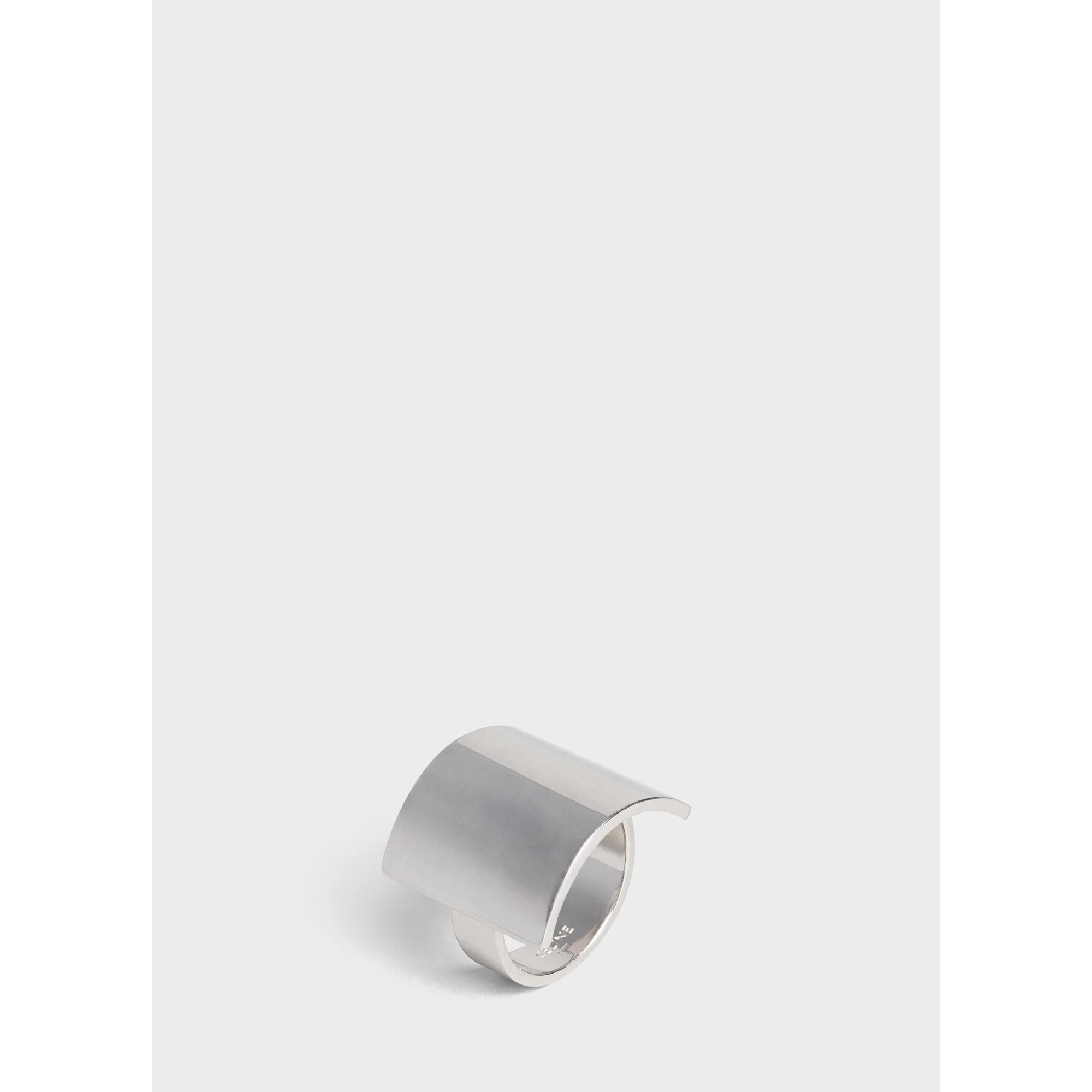 Simple Forms Square Ring - Silver