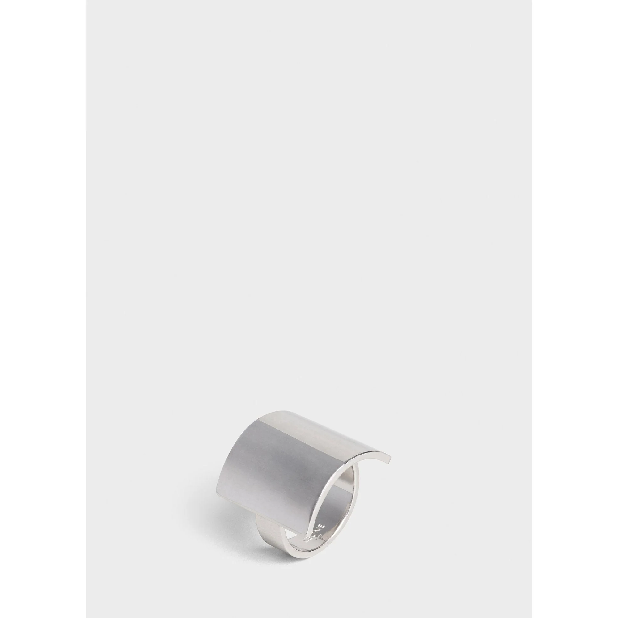 Simple Forms Square Ring - Silver
