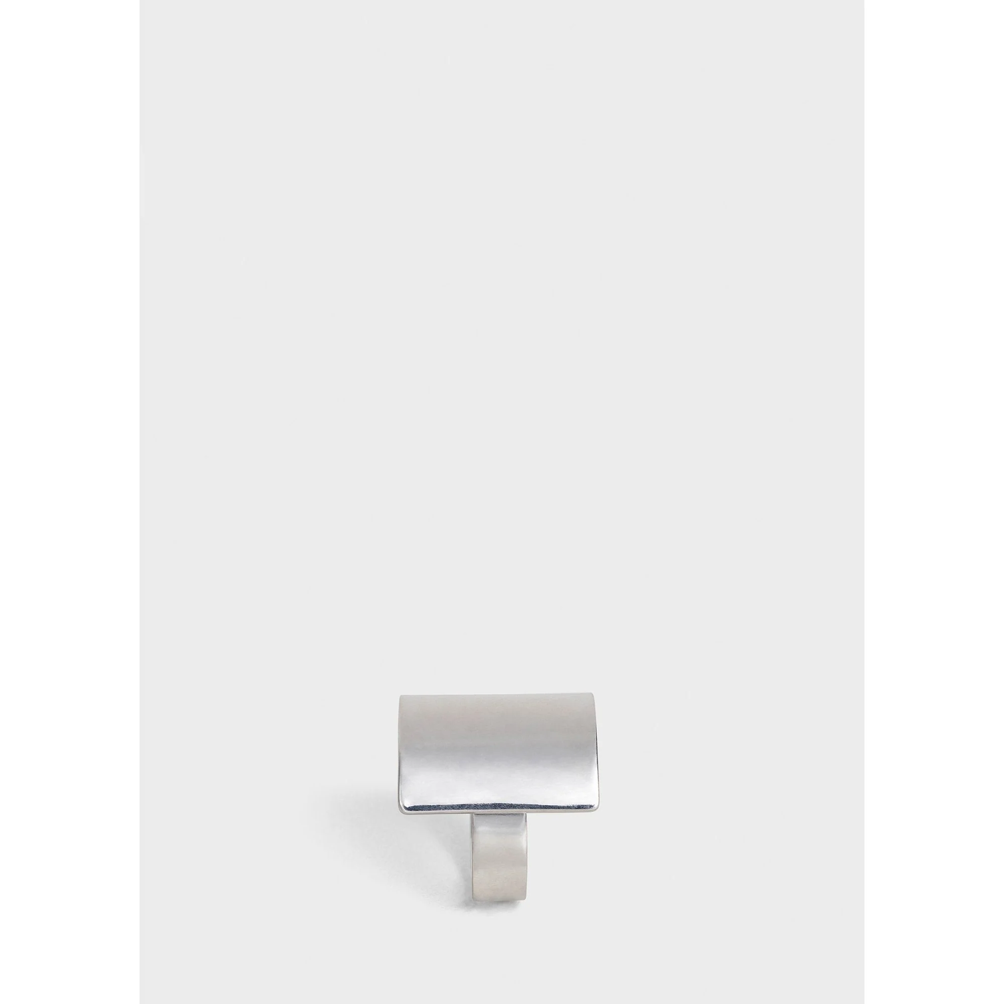 Simple Forms Square Ring - Silver - Image 3
