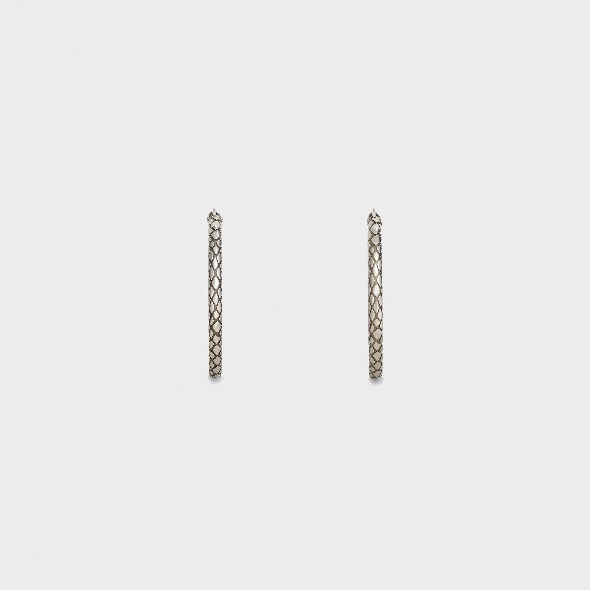 Celine Animals Bold Hoops - Vintage Silver - Image 3