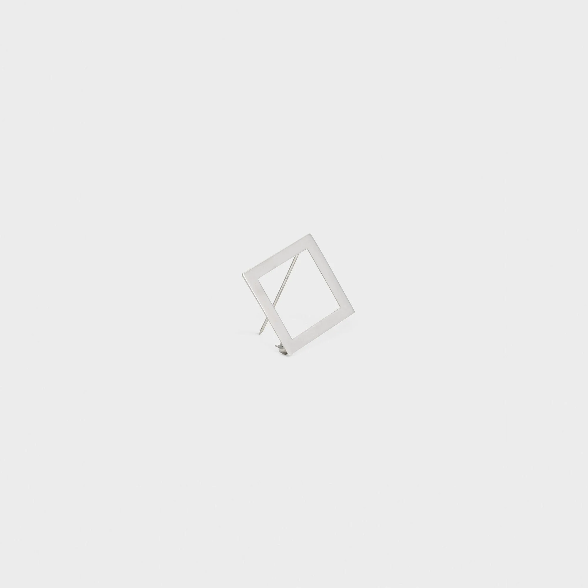 Celine Square Brooch - Silver - Image 2