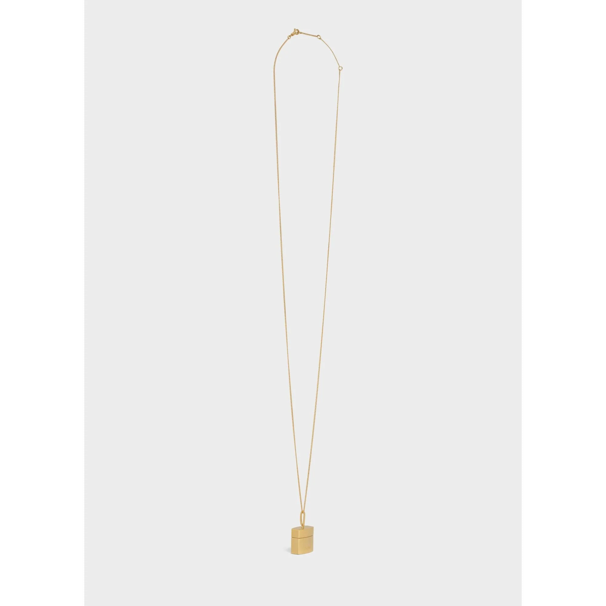 Celine Separables Box Pendant - Gold - Image 2