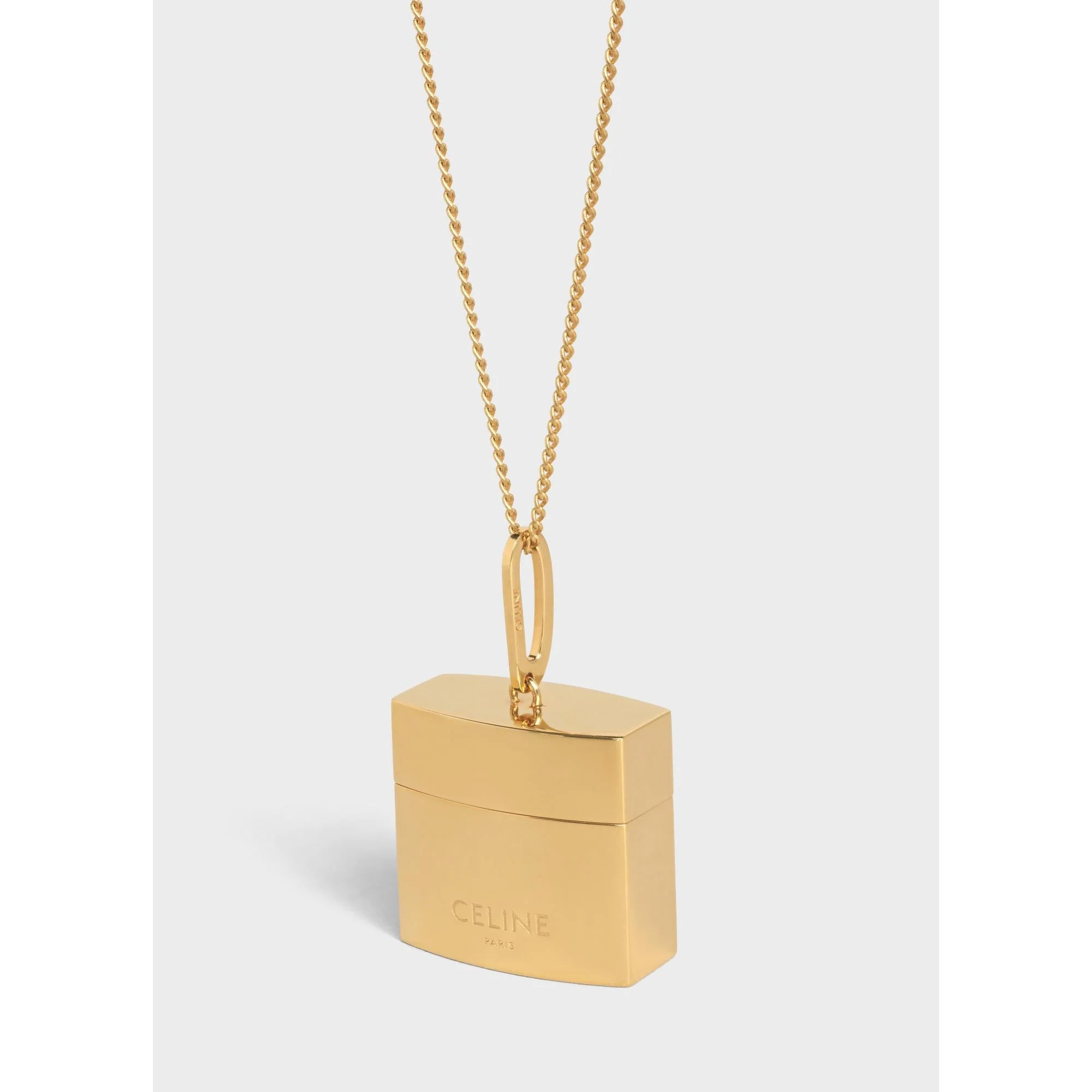 Celine Separables Box Pendant - Gold - Image 3