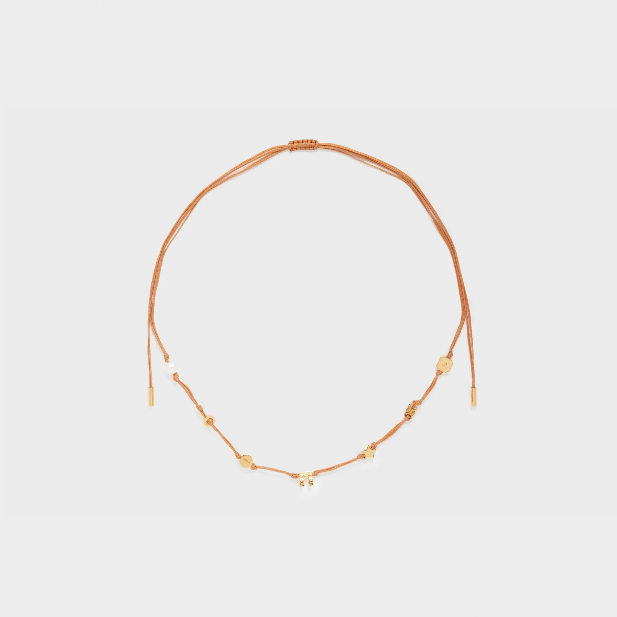 Celine Beach Multi Necklace - Gold/Tan - Image 3