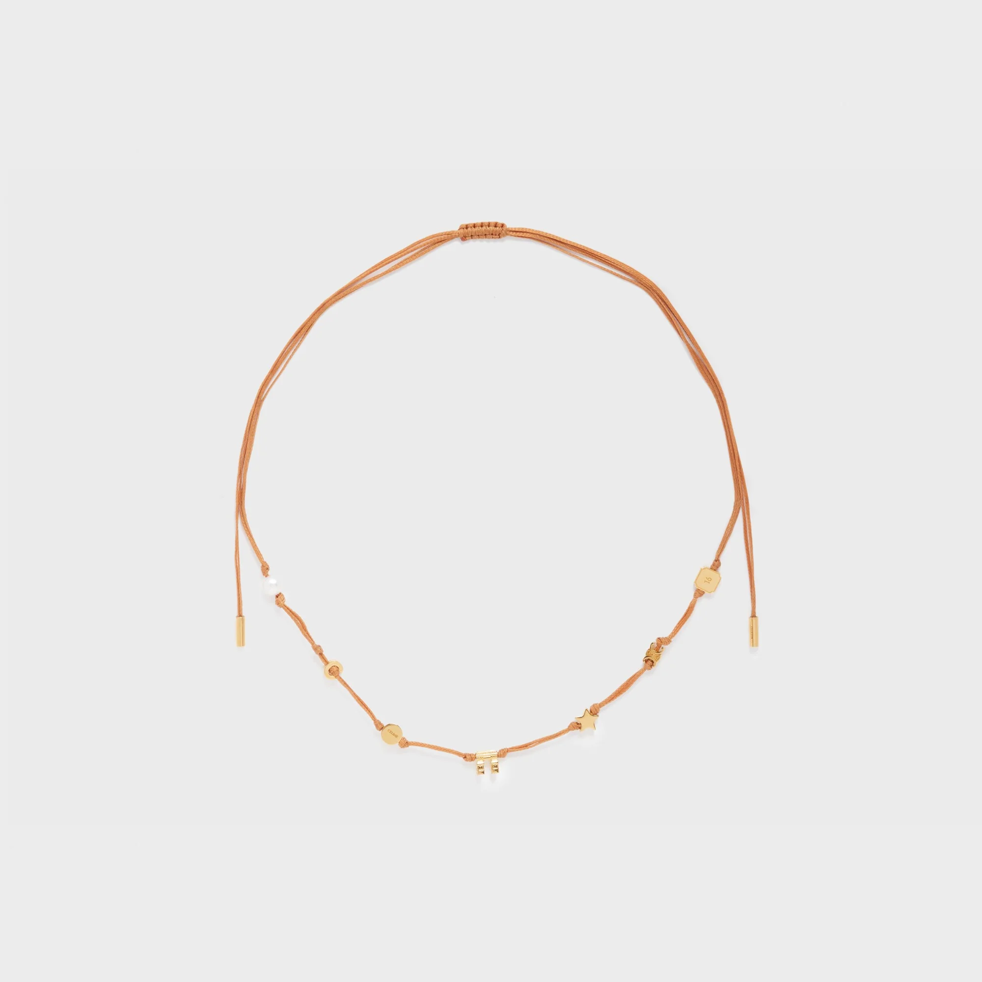 Celine Beach Multi Necklace - Gold/Tan - Image 4
